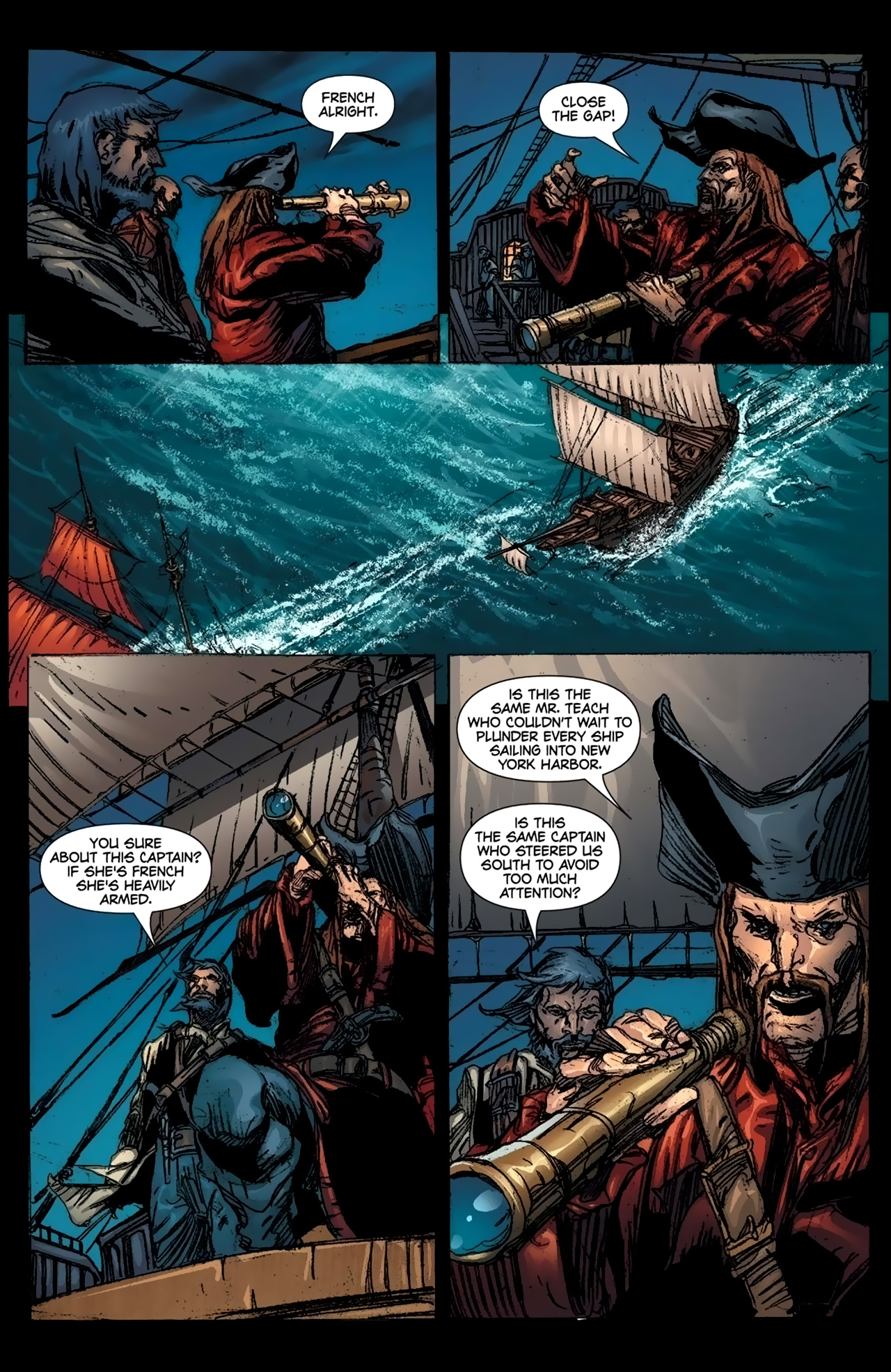 Read online Blackbeard: Legend of the Pyrate King comic -  Issue #3 - 21