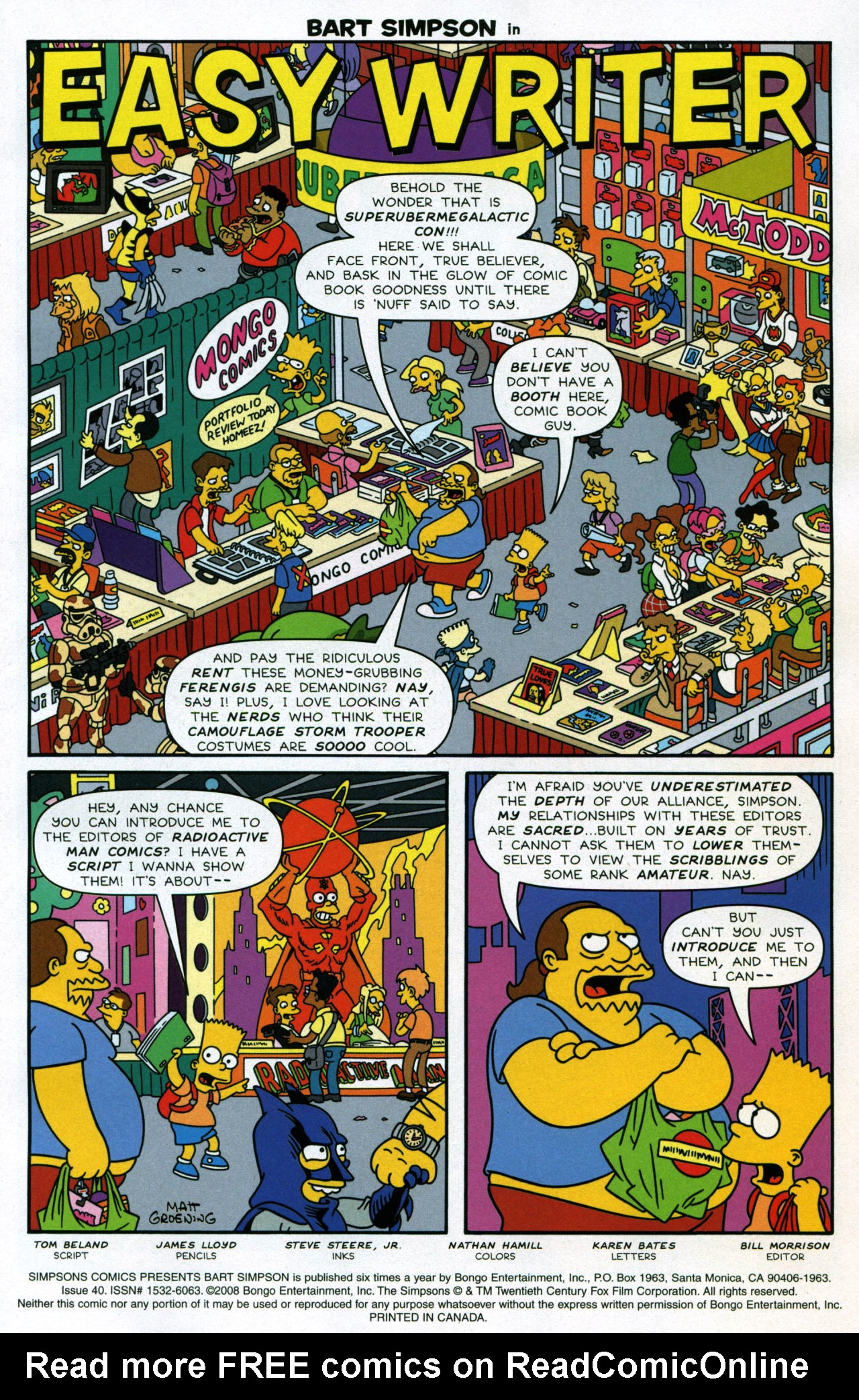 Read online Simpsons Comics Presents Bart Simpson comic -  Issue #40 - 2