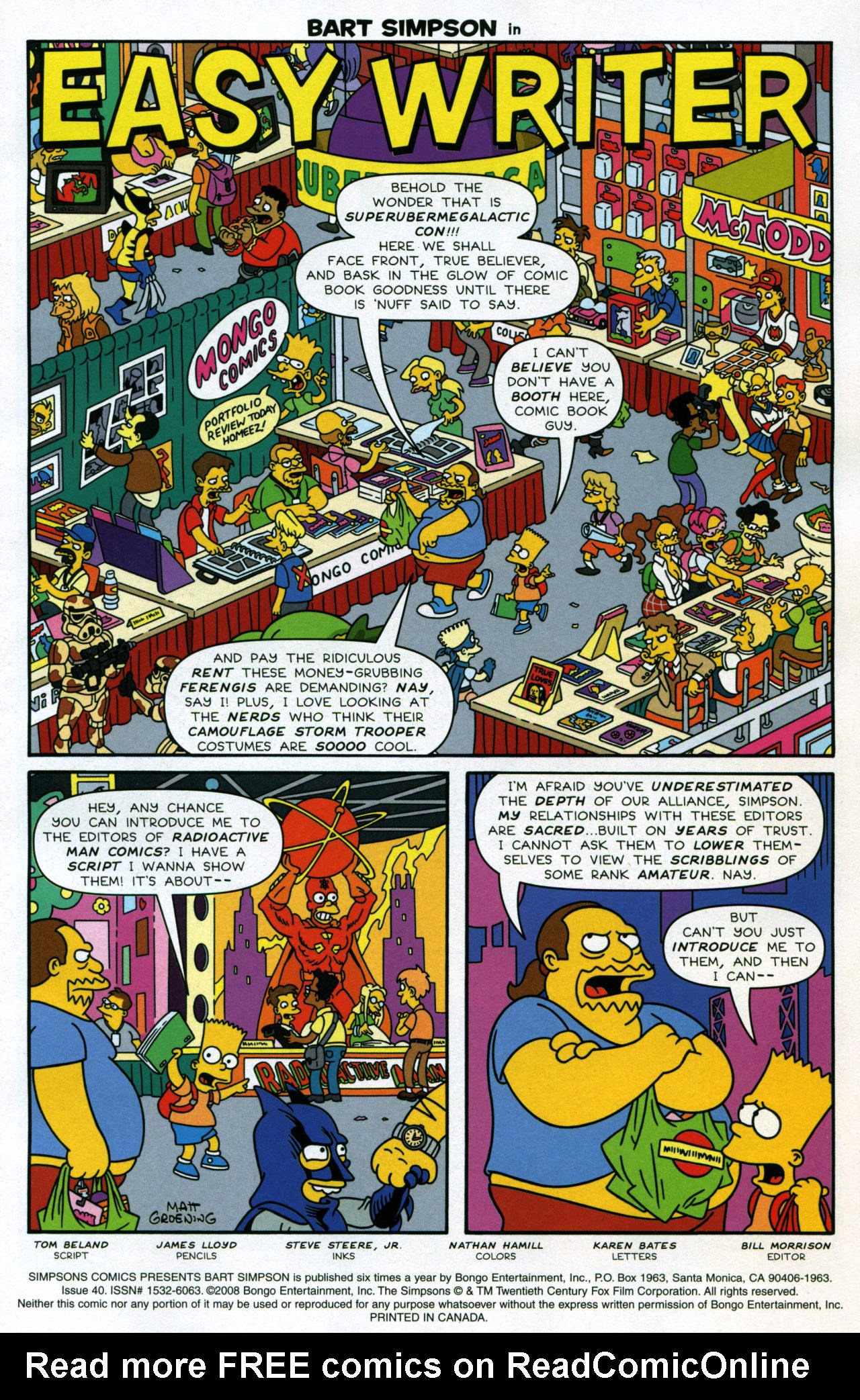 Simpsons Comics Presents Bart Simpson Issue 40 | Read Simpsons Comics  Presents Bart Simpson Issue 40 comic online in high quality. Read Full Comic  online for free - Read comics online in