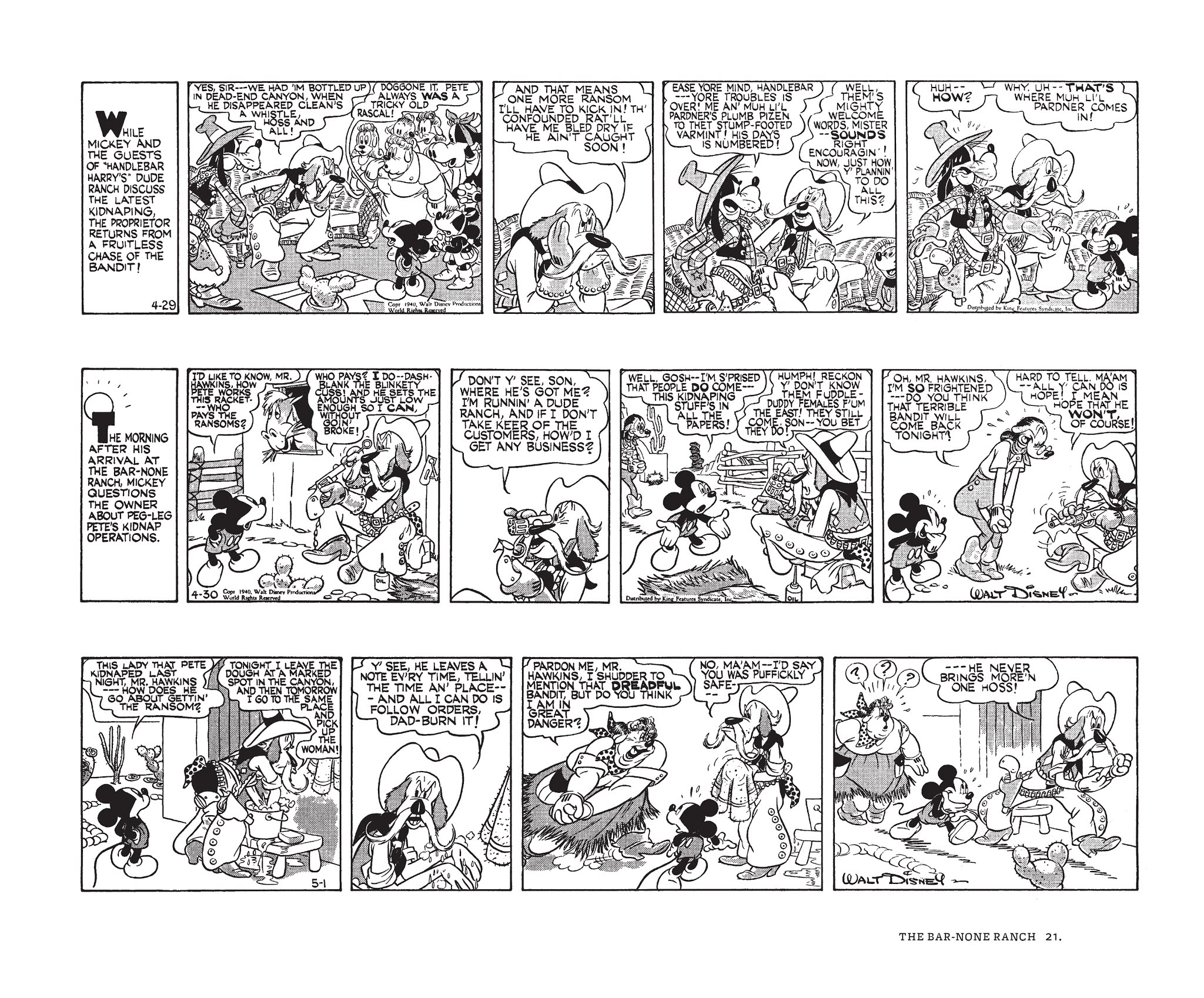 Read online Walt Disney's Mickey Mouse by Floyd Gottfredson comic -  Issue # TPB 6 (Part 1) - 21