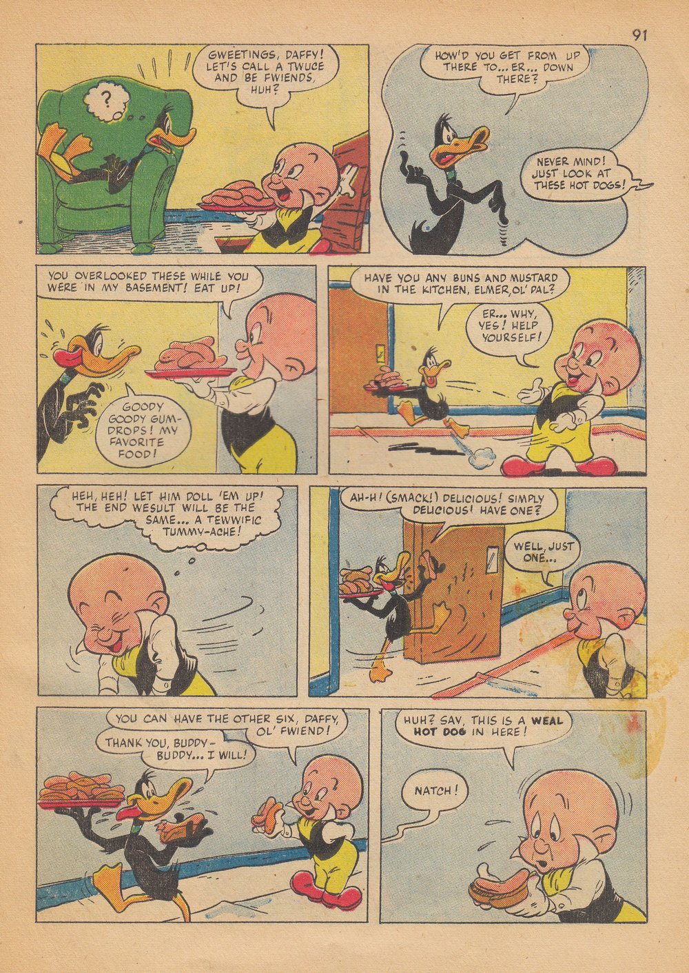 Read online Bugs Bunny's Christmas Funnies comic -  Issue # TPB 4 - 93