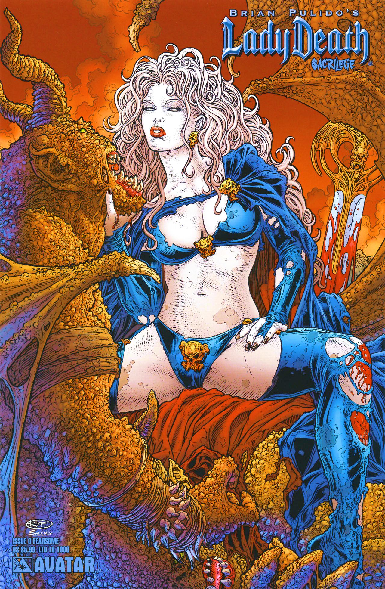 Read online Brian Pulido's Lady Death: Sacrilege comic -  Issue #0 - 3