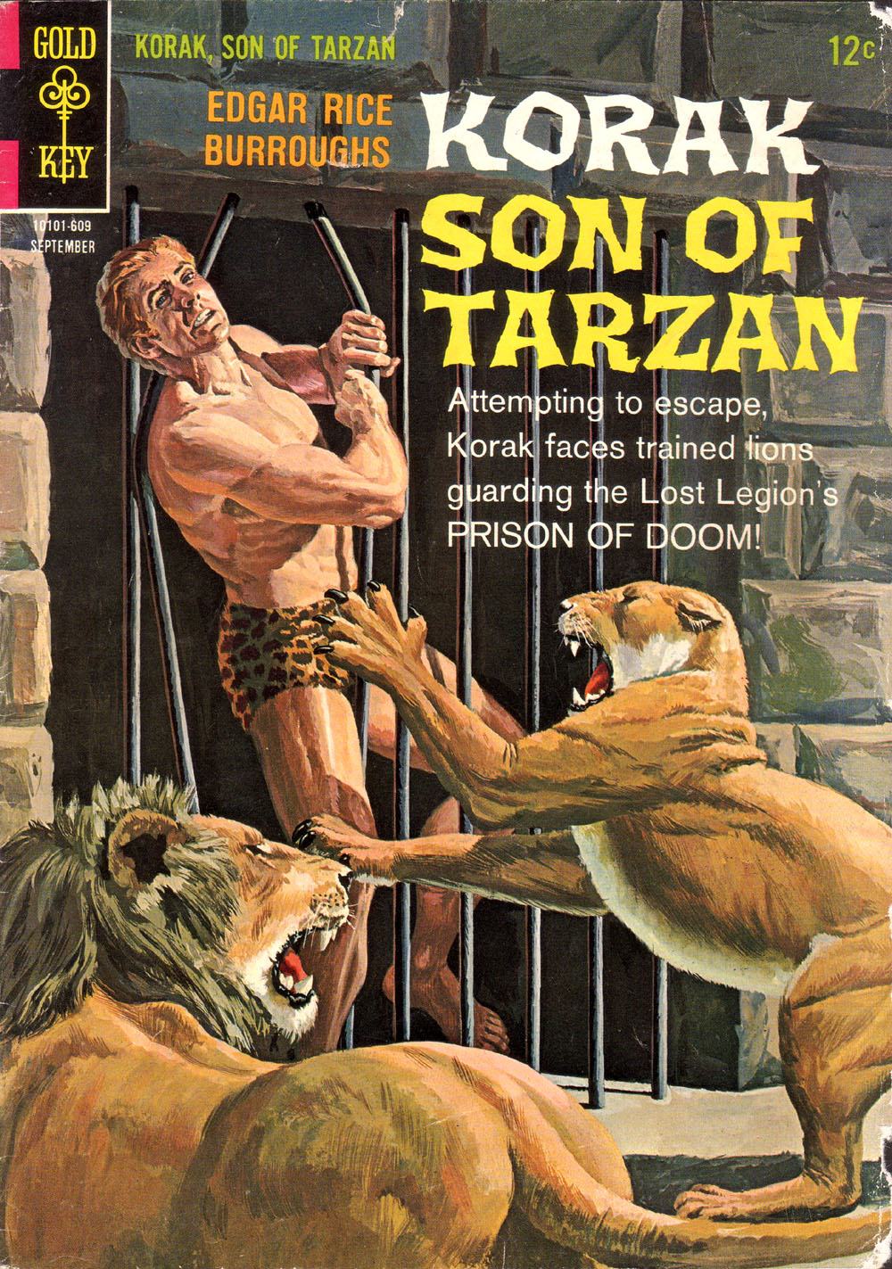 Read online Korak, Son of Tarzan (1964) comic -  Issue #14 - 1
