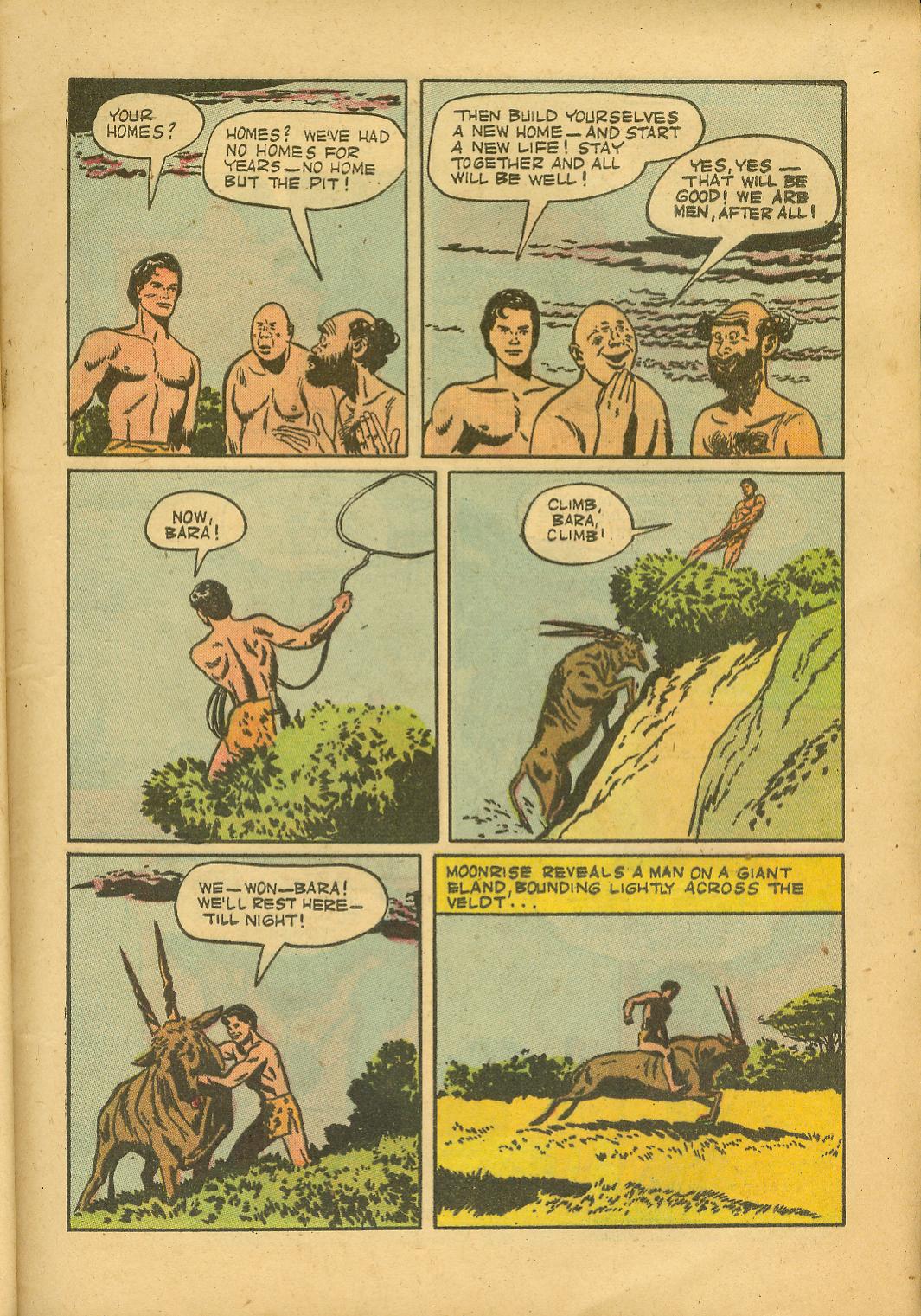 Read online Tarzan (1948) comic -  Issue #17 - 17