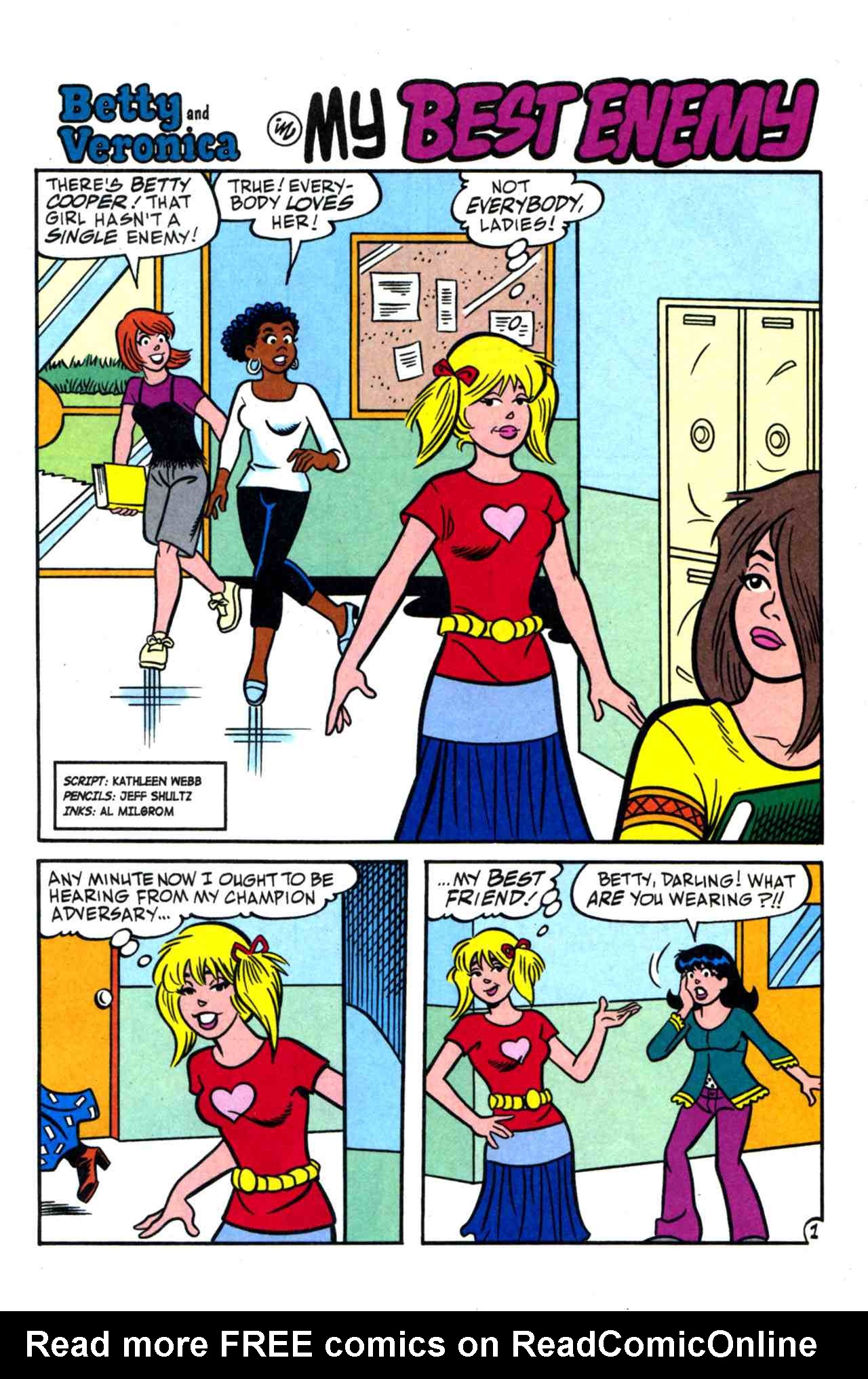 Read online Archie's Girls Betty and Veronica comic -  Issue #232 - 8