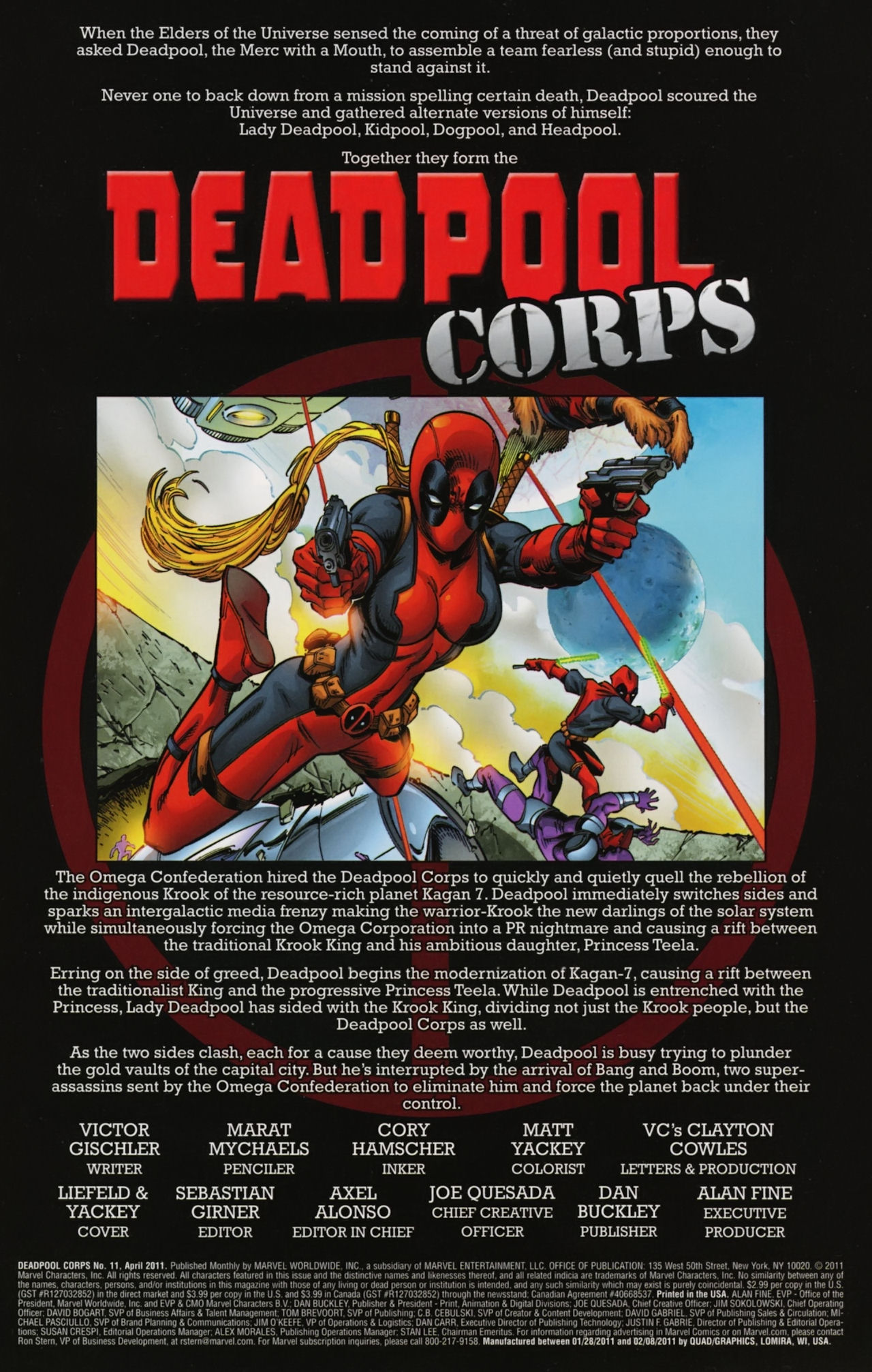 Read online Deadpool Corps (2010) comic -  Issue #11 - 2