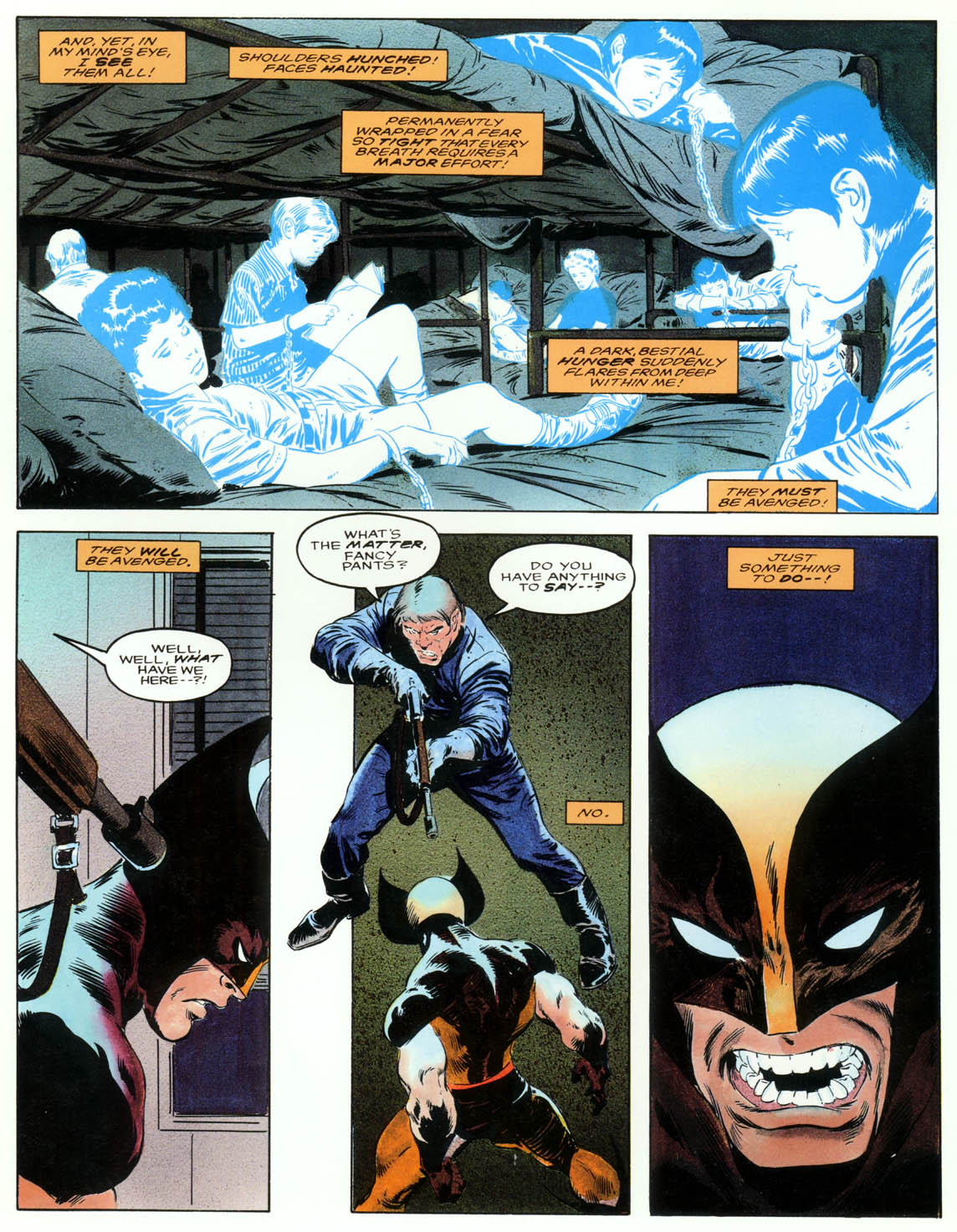 Read online Marvel Graphic Novel comic -  Issue #67 - Wolverine - Bloody Choices - 34