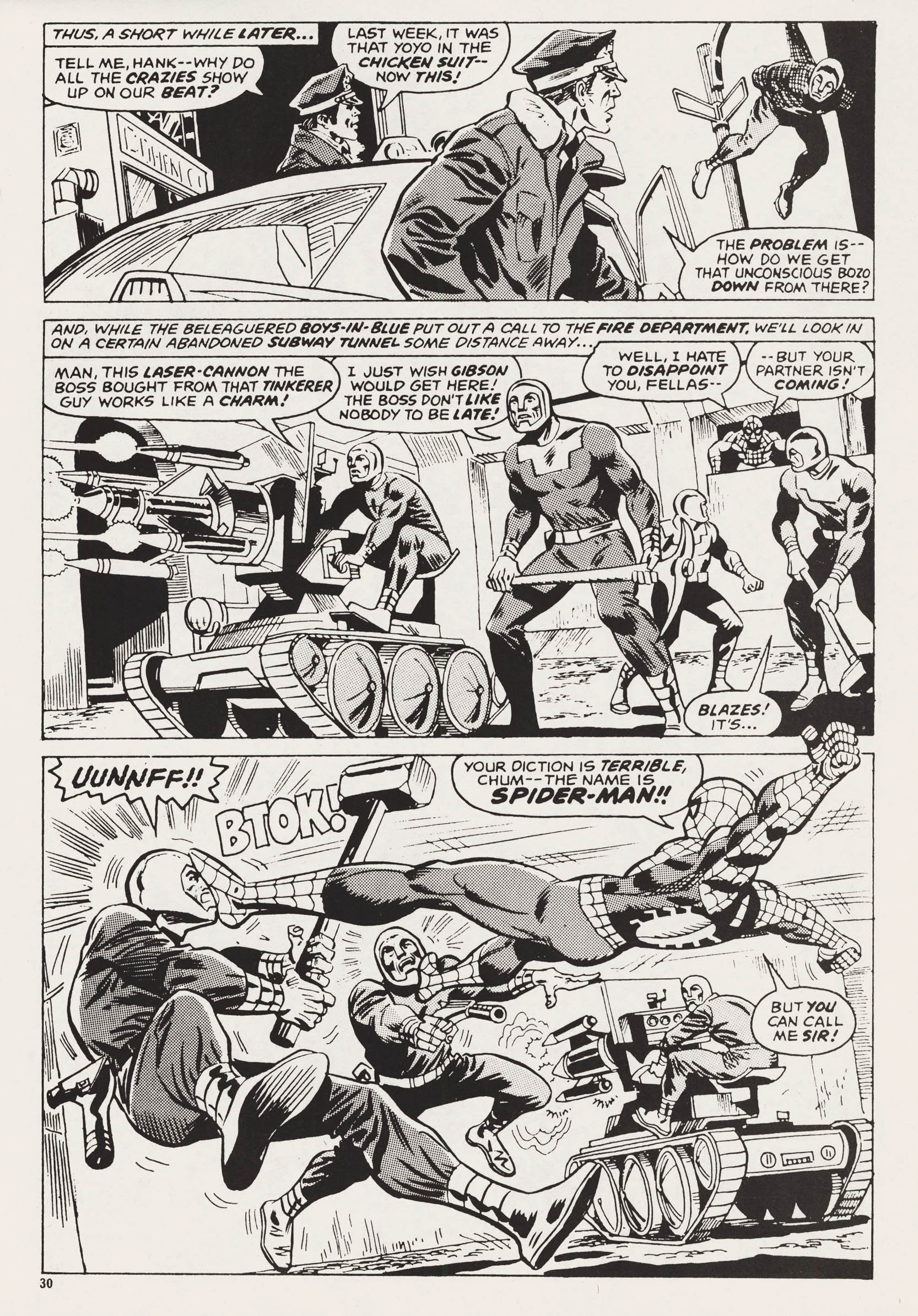 Read online Super Spider-Man and Captain Britain comic -  Issue #248 - 30