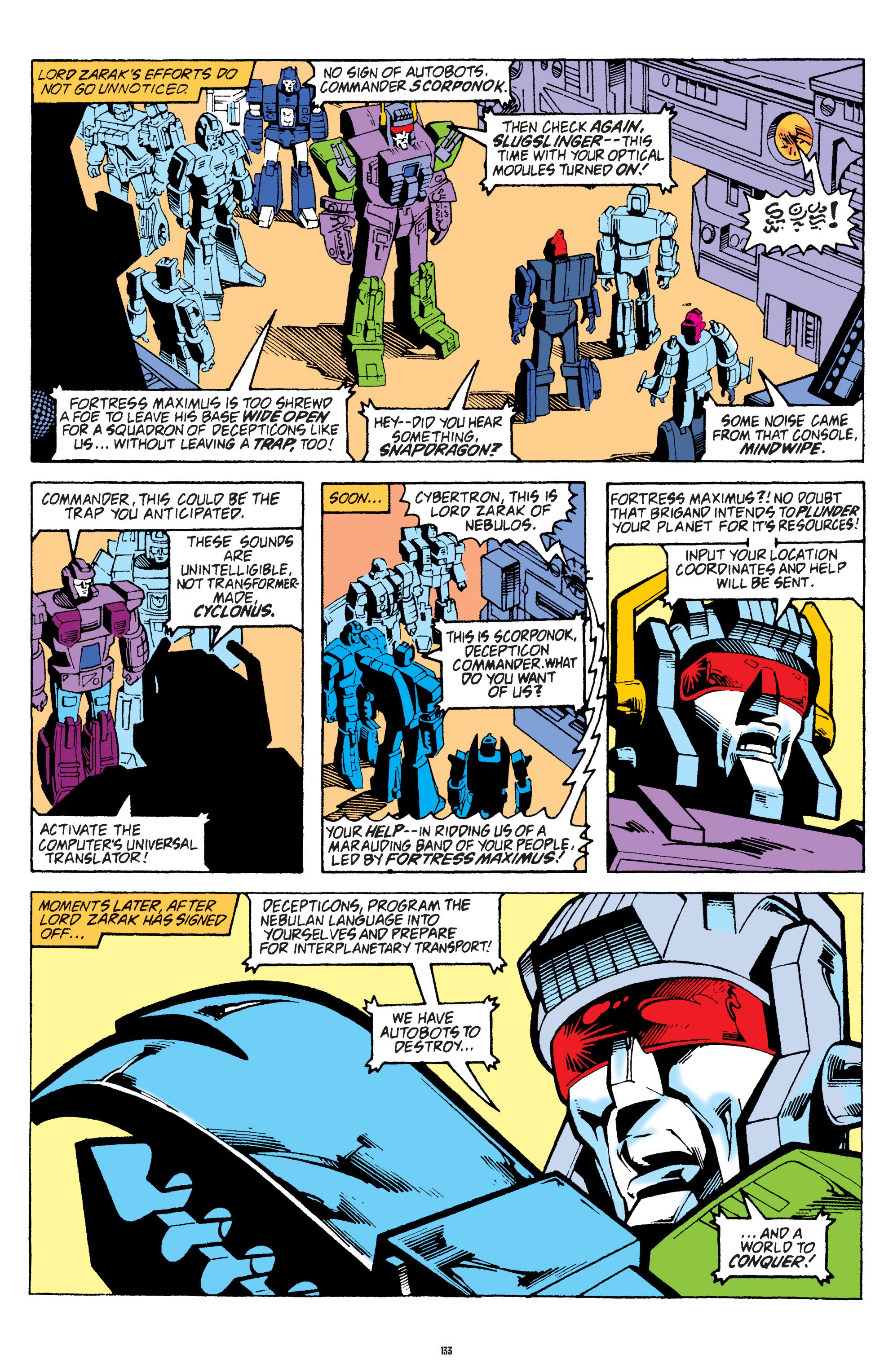 Read online The Transformers Classics comic -  Issue # TPB 7 - 132