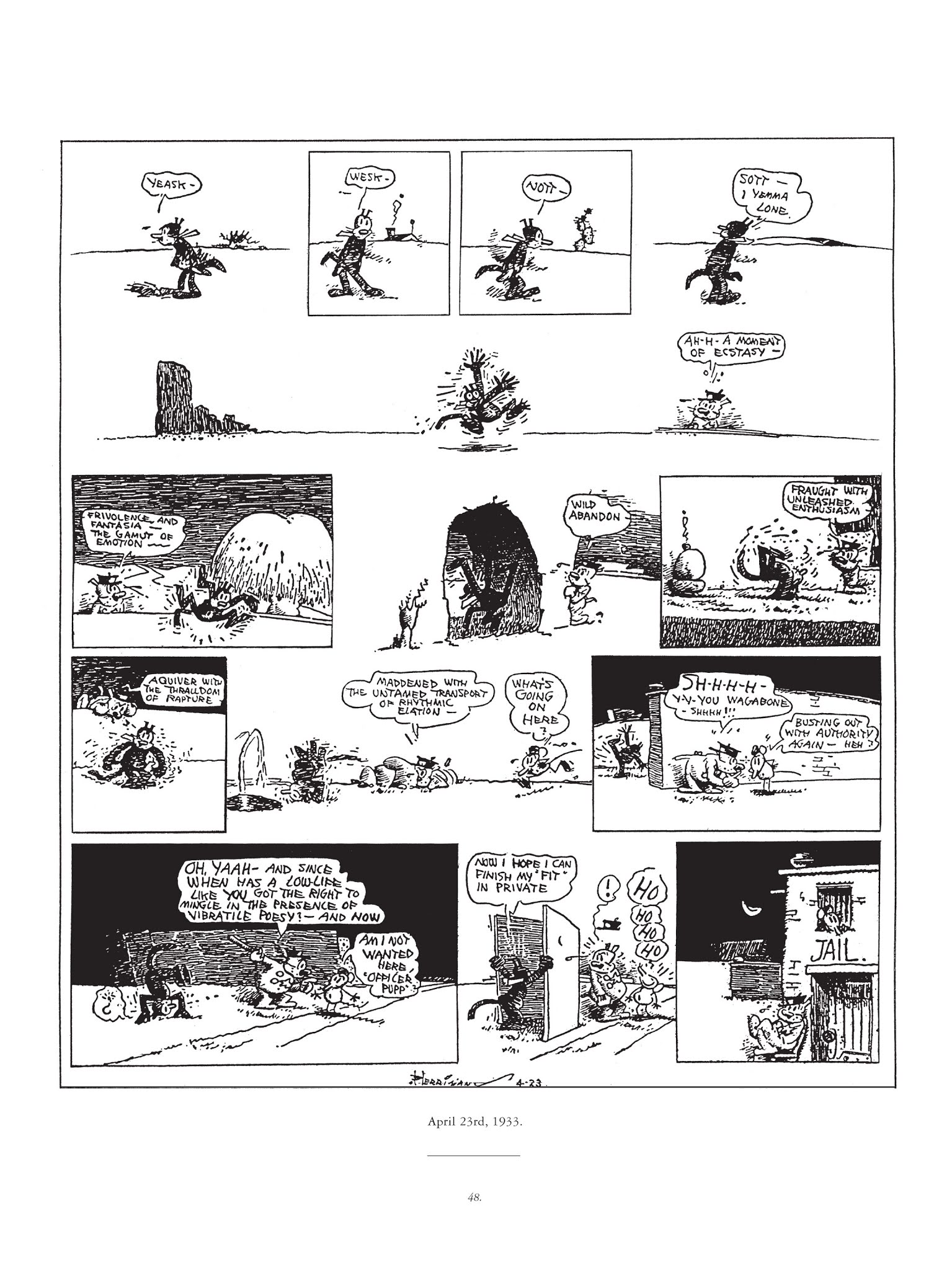 Read online Krazy & Ignatz comic -  Issue # TPB 8 - 47