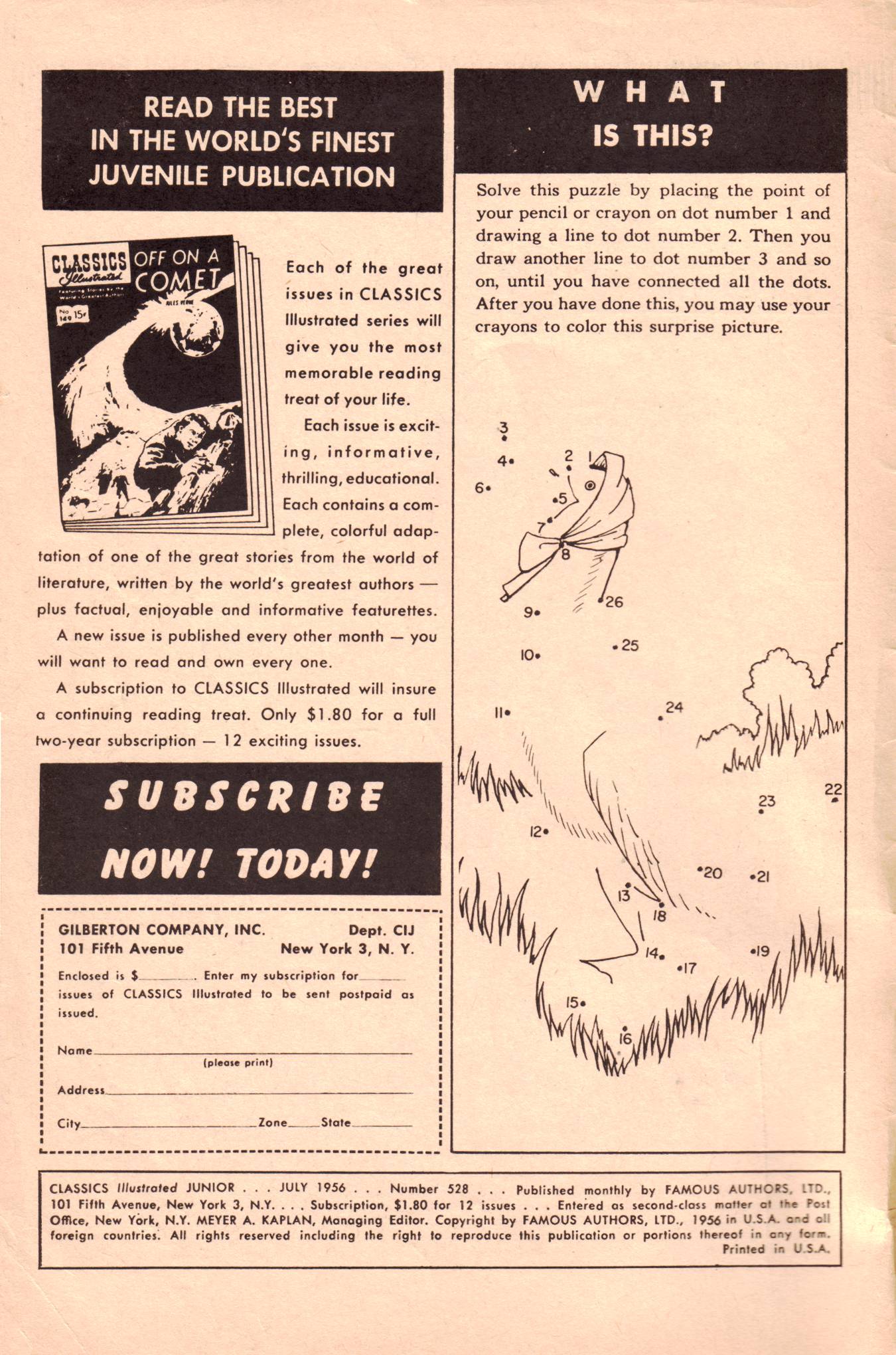 Read online Classics Illustrated Junior comic -  Issue #528 - 2