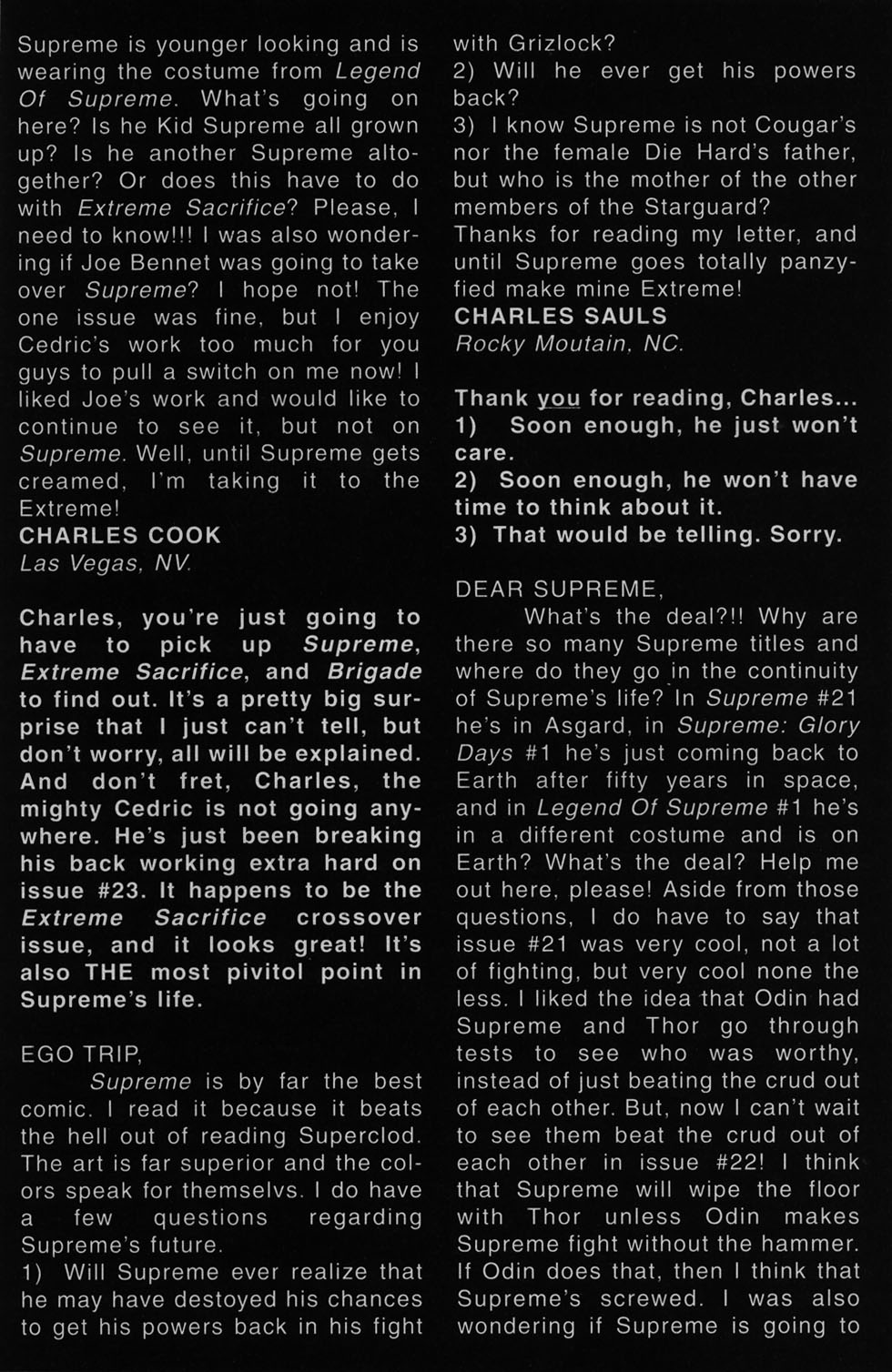 Read online Supreme (1992) comic -  Issue #22 - 26