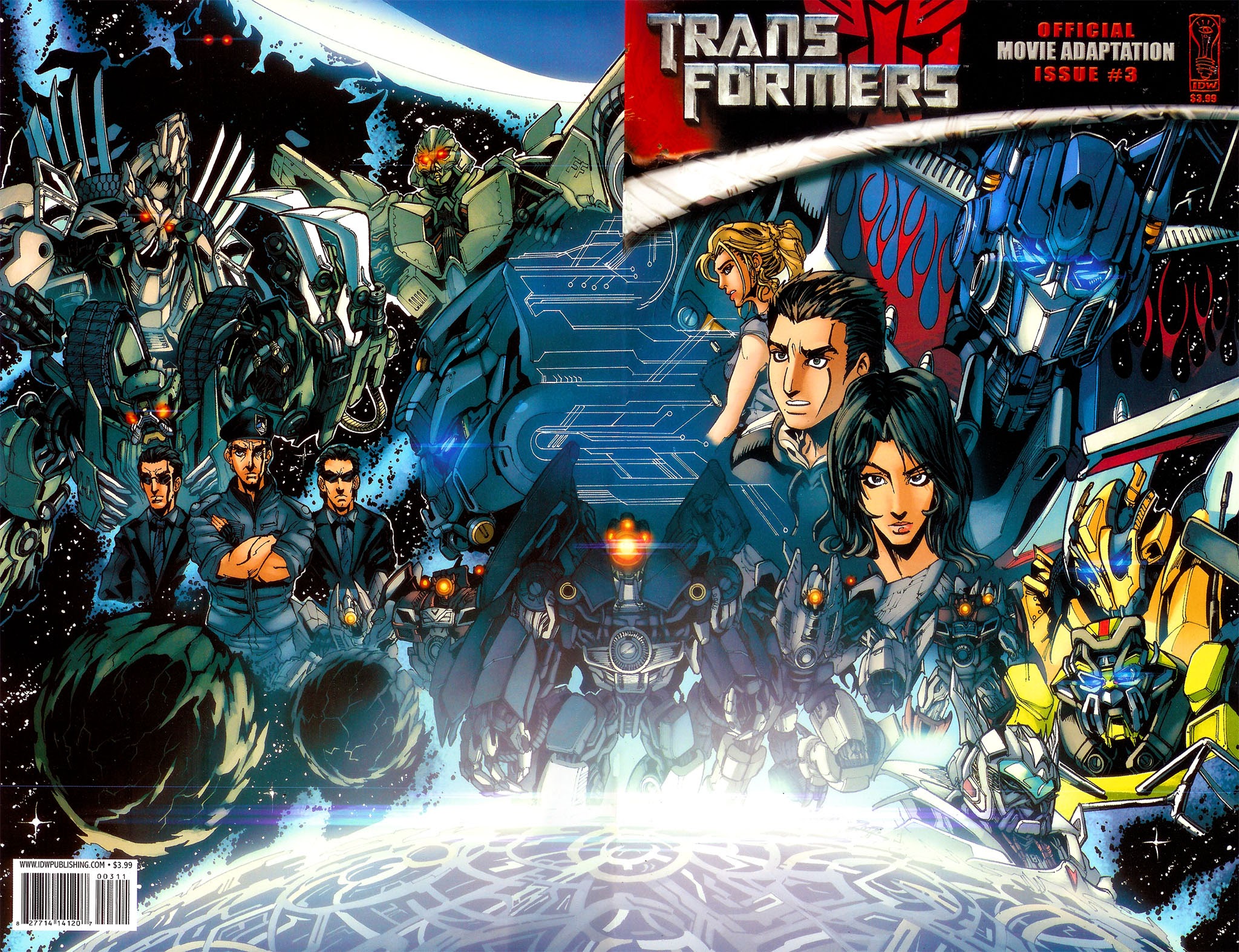 Read online Transformers: The Movie Adaptation comic -  Issue #3 - 1