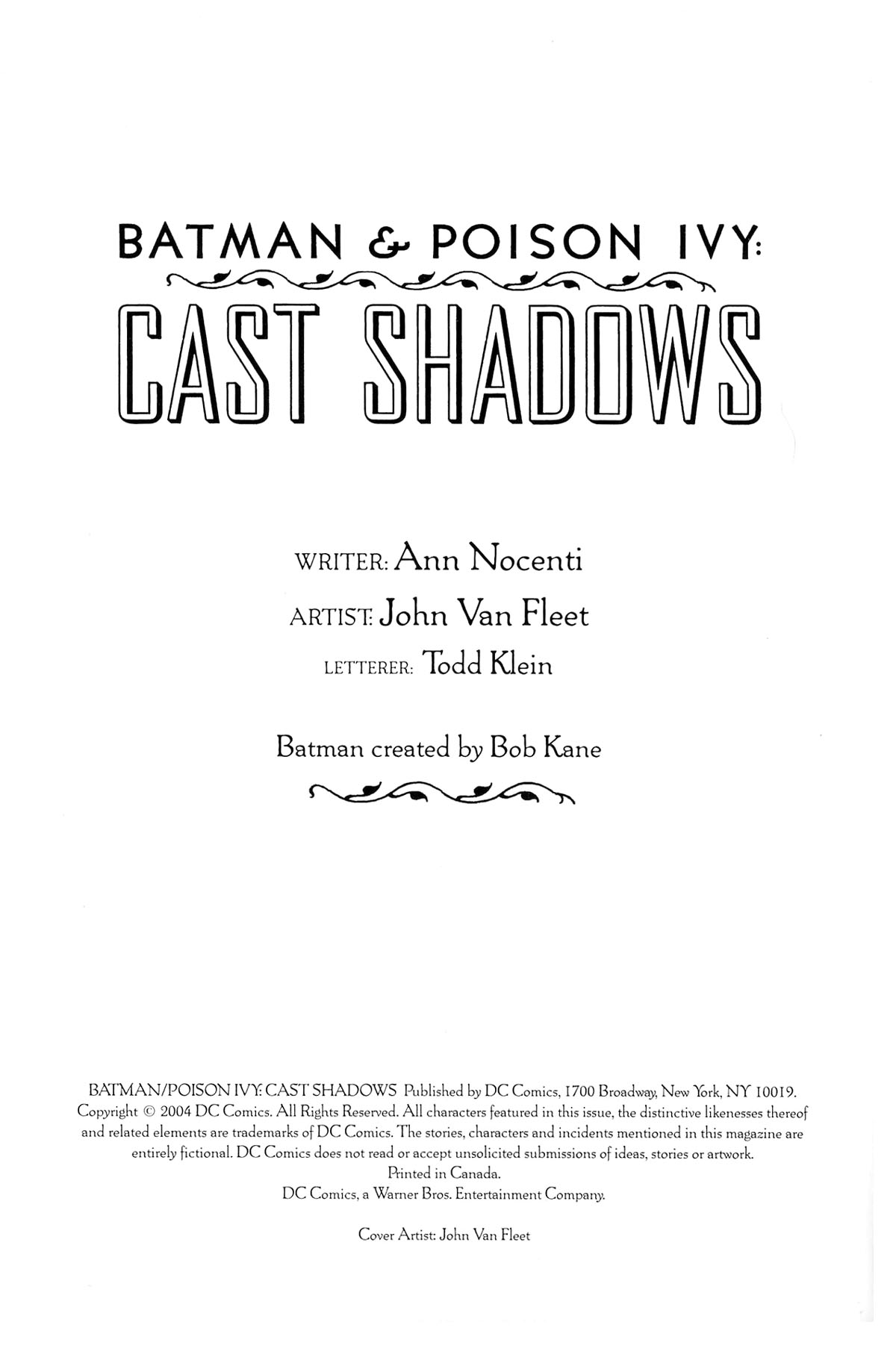 Read online Batman/Poison Ivy: Cast Shadows comic -  Issue # Full - 2