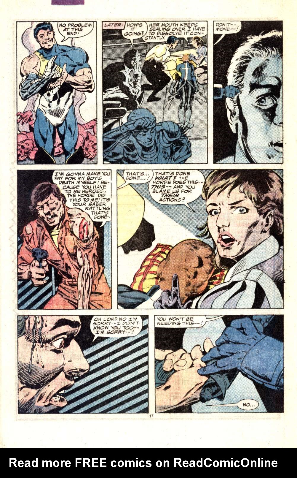 Read online Strikeforce: Morituri comic -  Issue #5 - 18