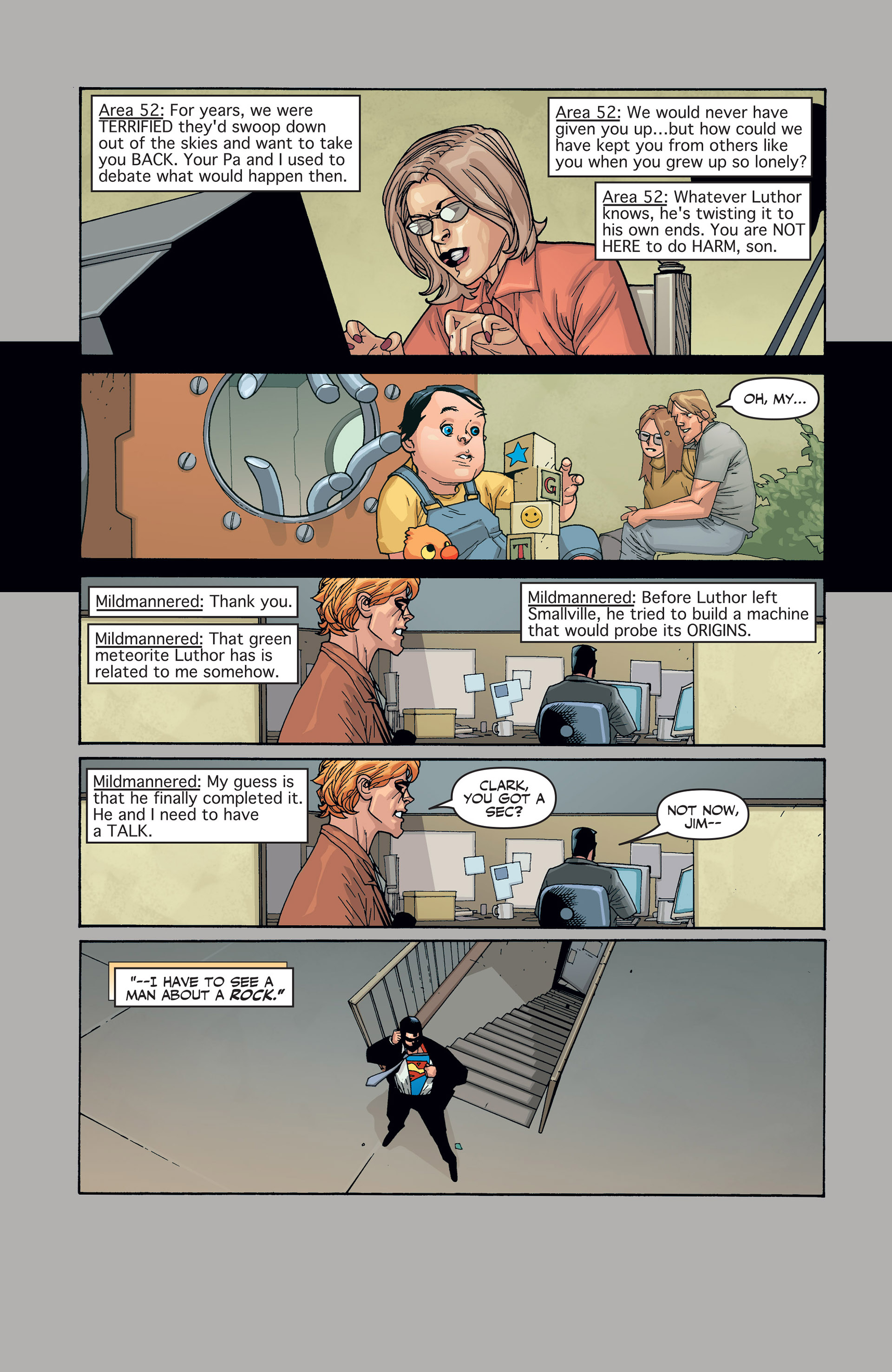 Read online Superman: Birthright (2003) comic -  Issue #9 - 11