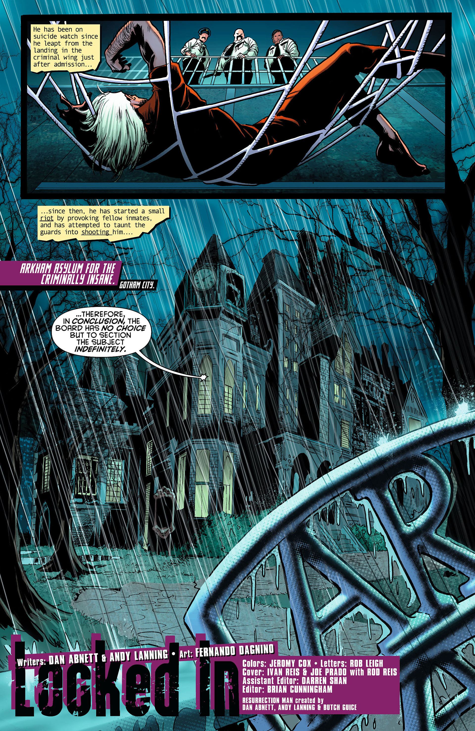 Read online Resurrection Man (2011) comic -  Issue #6 - 4