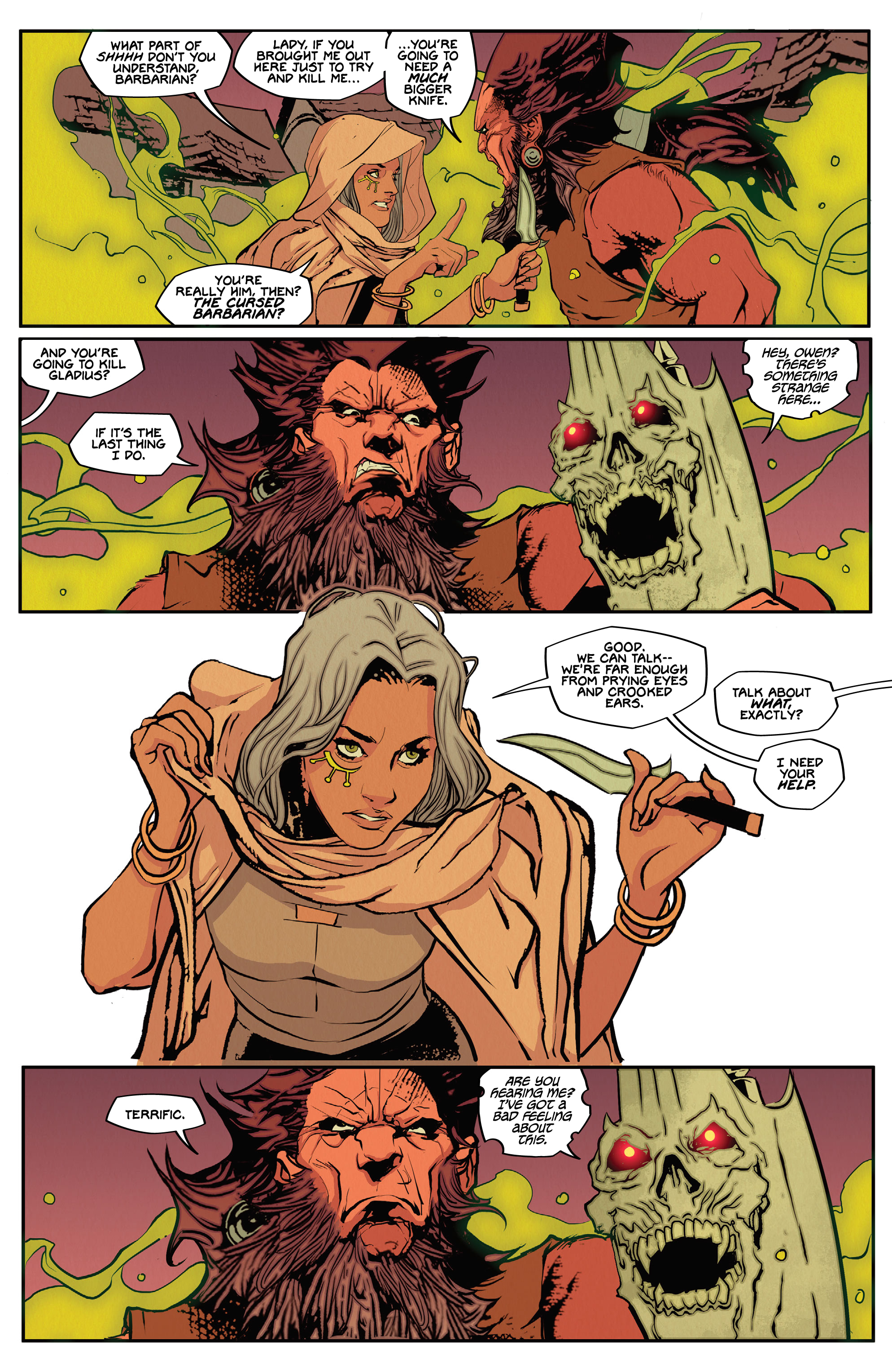 Read online Barbaric: Axe to Grind comic -  Issue #2 - 12