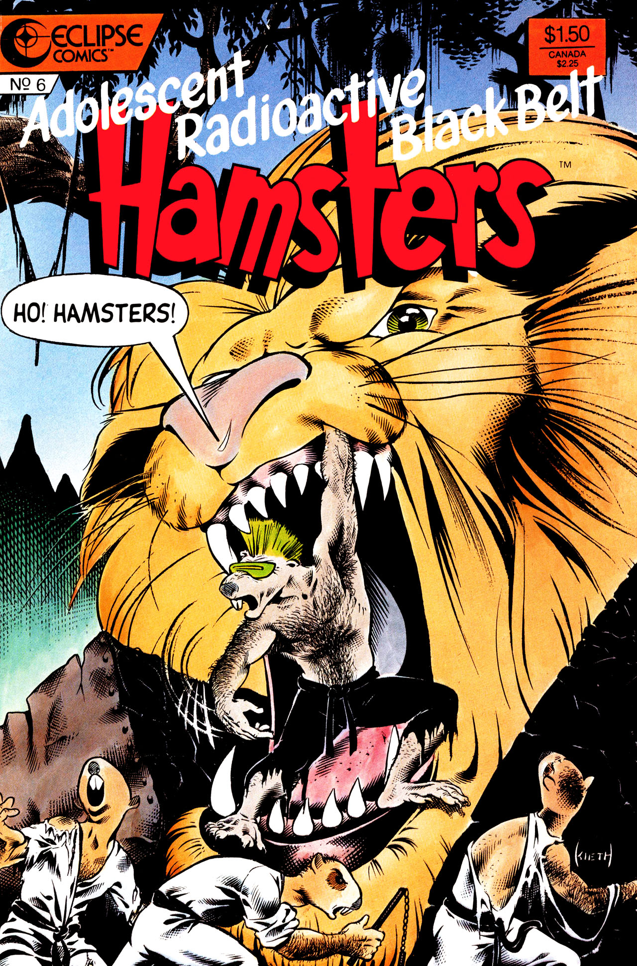 Read online Adolescent Radioactive Black Belt Hamsters comic -  Issue #6 - 1