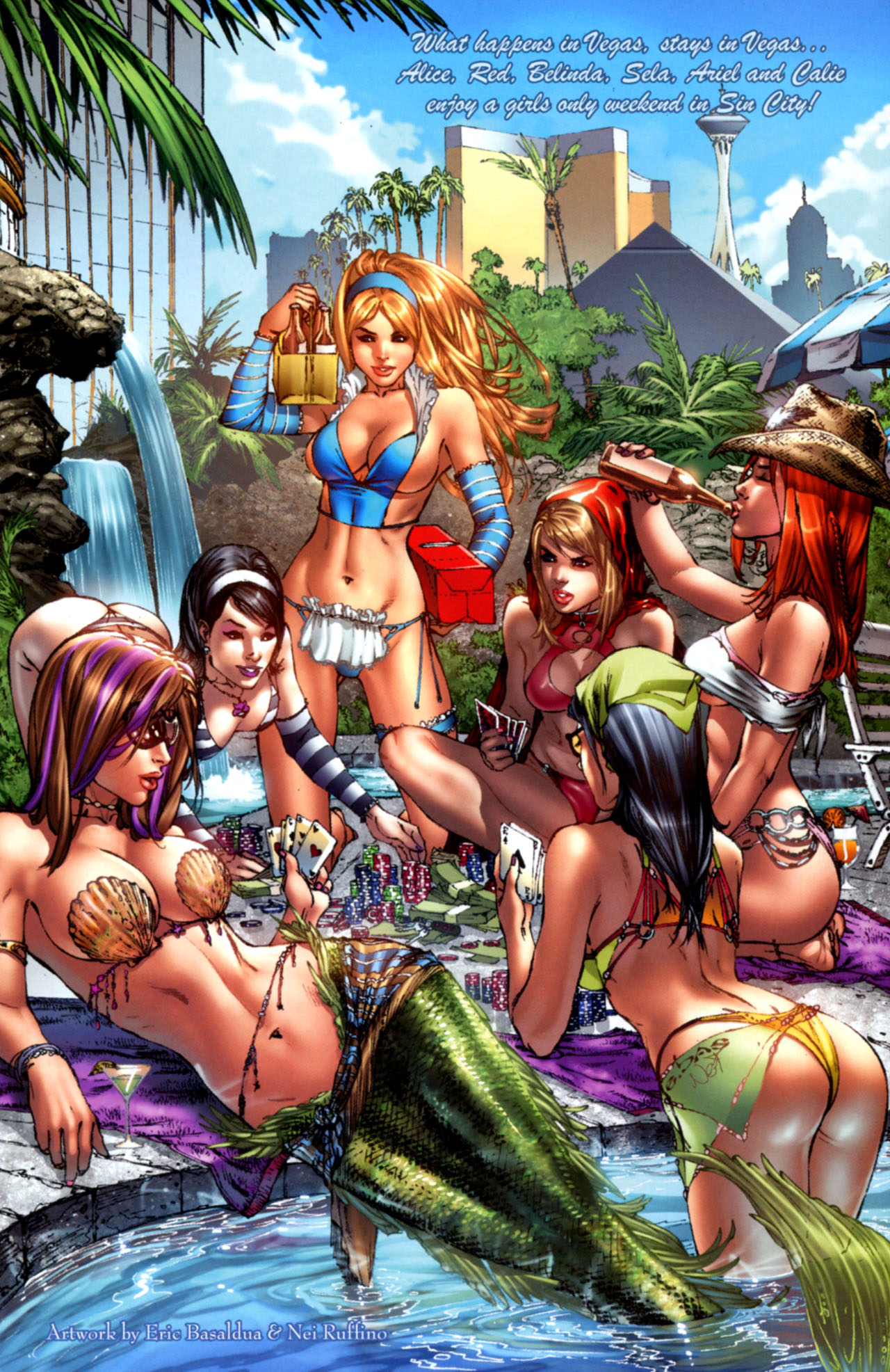 Read online Grimm Fairy Tales: Swimsuit Edition comic -  Issue # Full - 25
