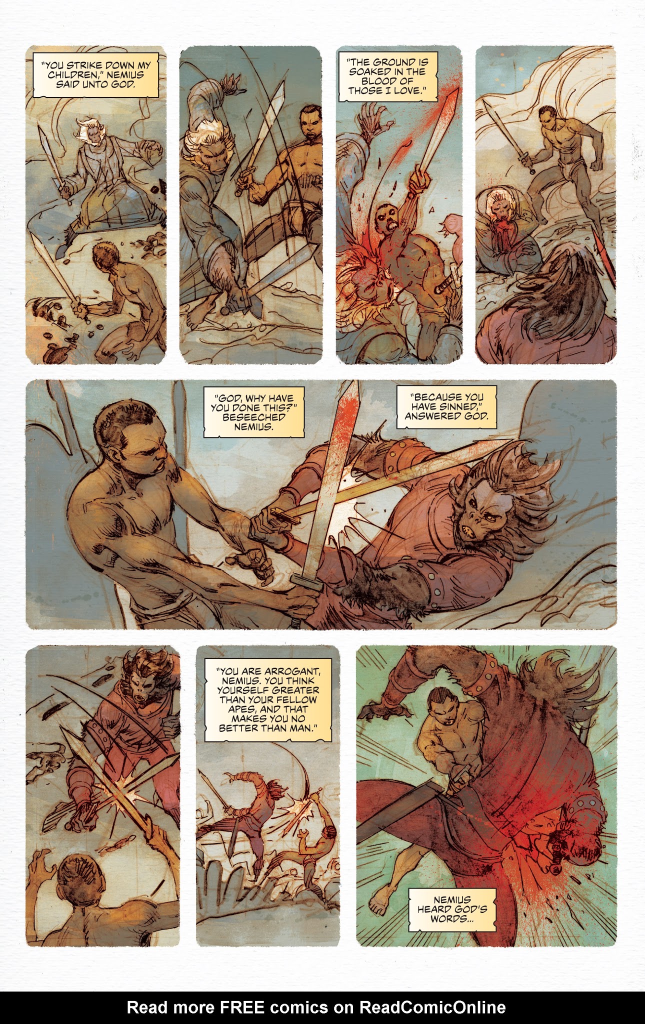 Read online Planet of the Apes: Ursus comic -  Issue #5 - 14