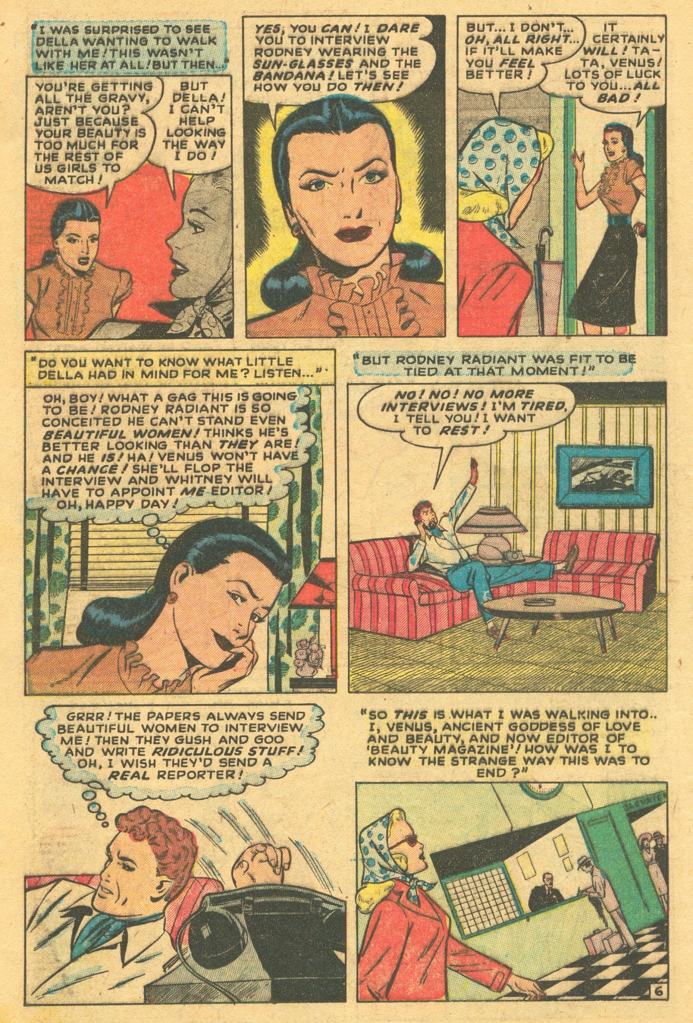Read online Venus (1948) comic -  Issue #3 - 10