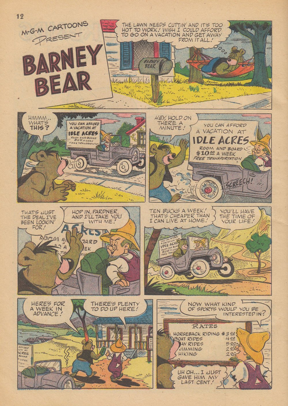 Read online Tom and Jerry's Summer Fun comic -  Issue #1 - 14