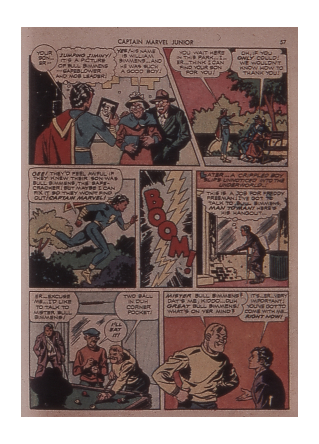 Read online Captain Marvel, Jr. comic -  Issue #1 - 57