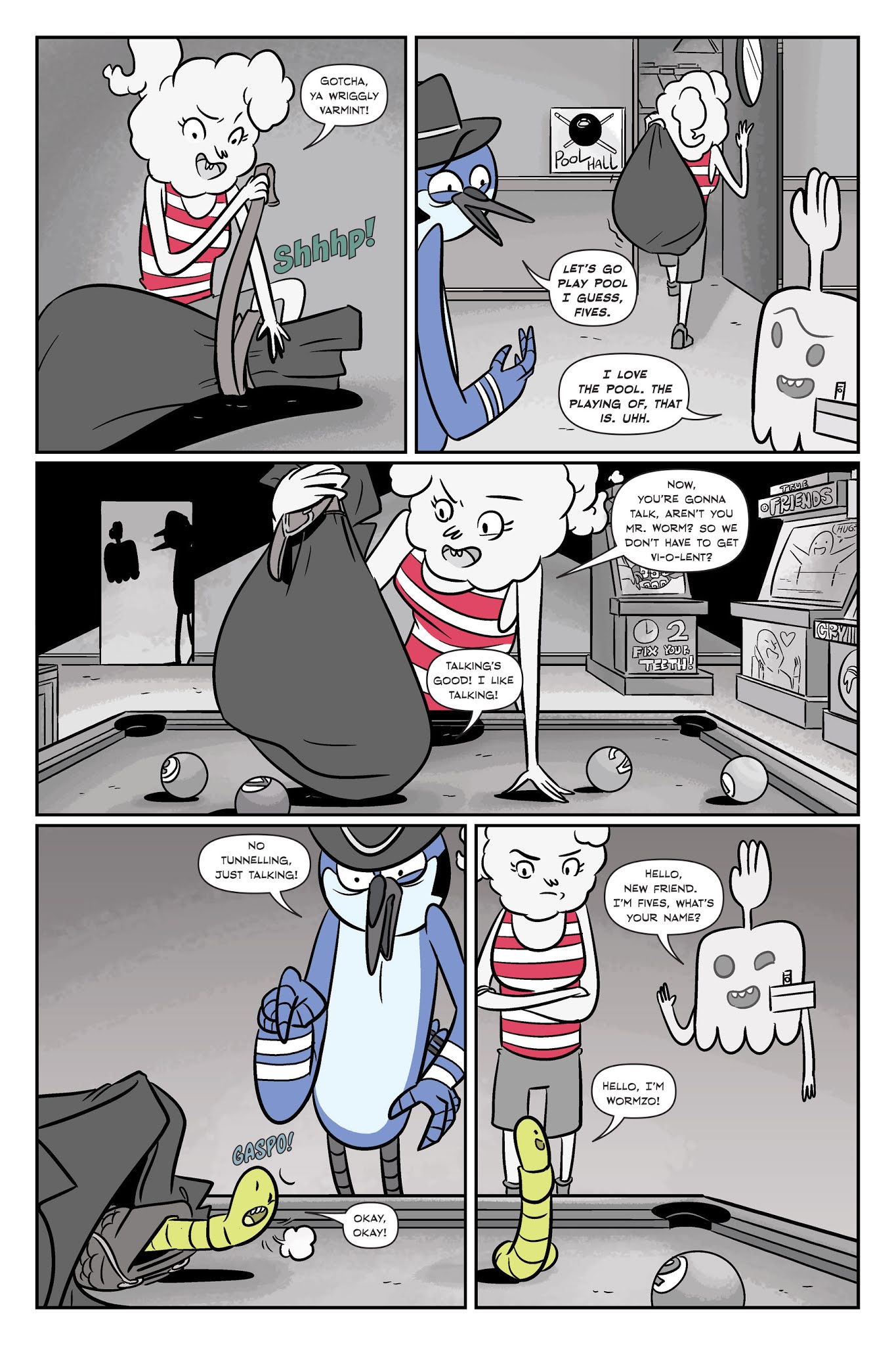 Read online Regular Show: Noir Means Noir, Buddy comic -  Issue # TPB (Part 1) - 63