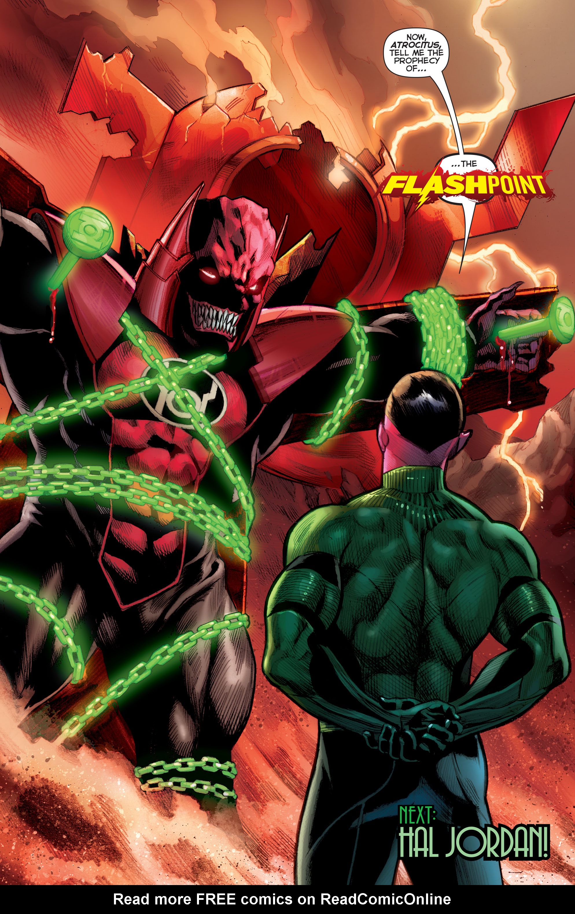 Read online Flashpoint: Abin Sur - The Green Lantern comic -  Issue #1 - 18