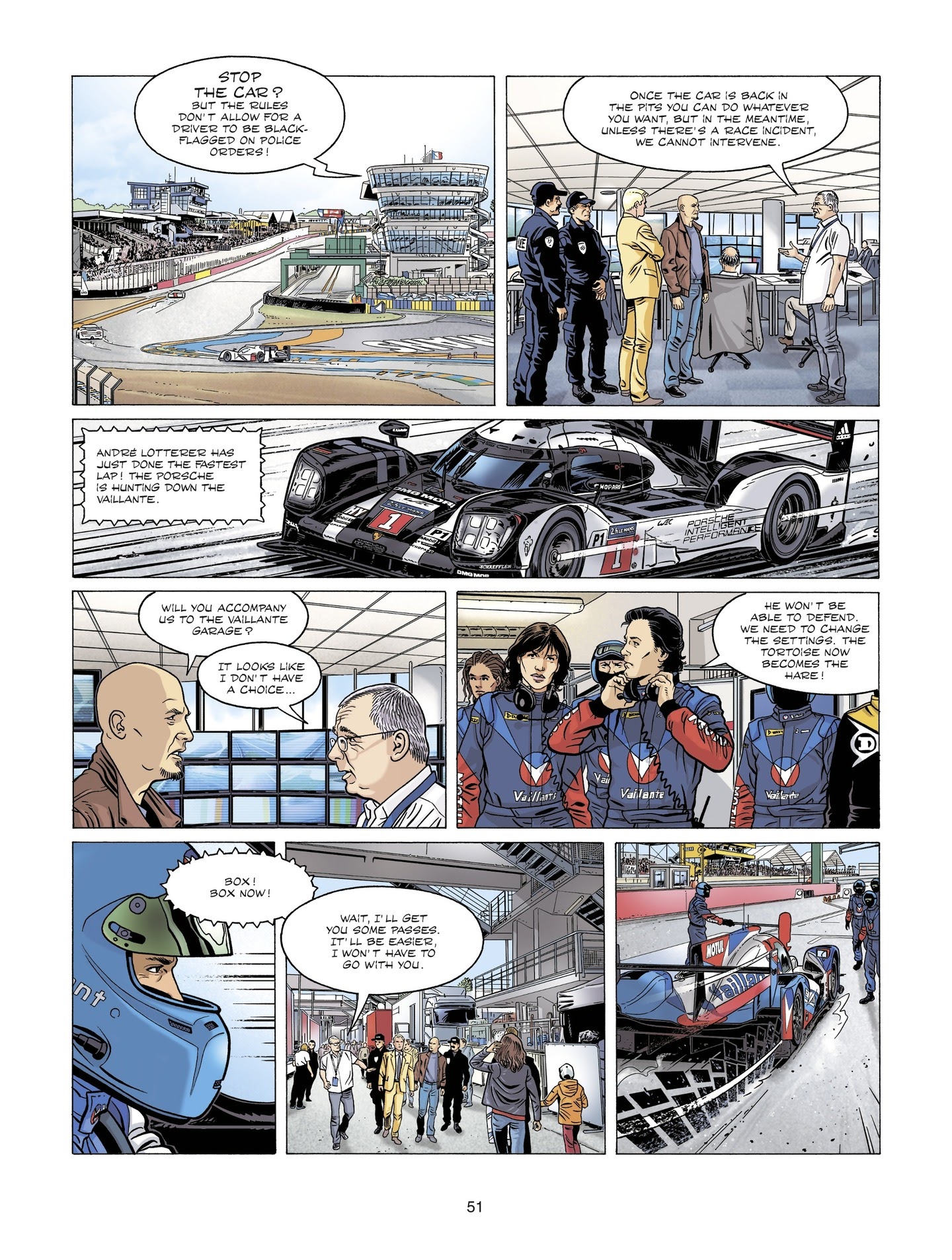 Read online Michel Vaillant comic -  Issue #6 - 51
