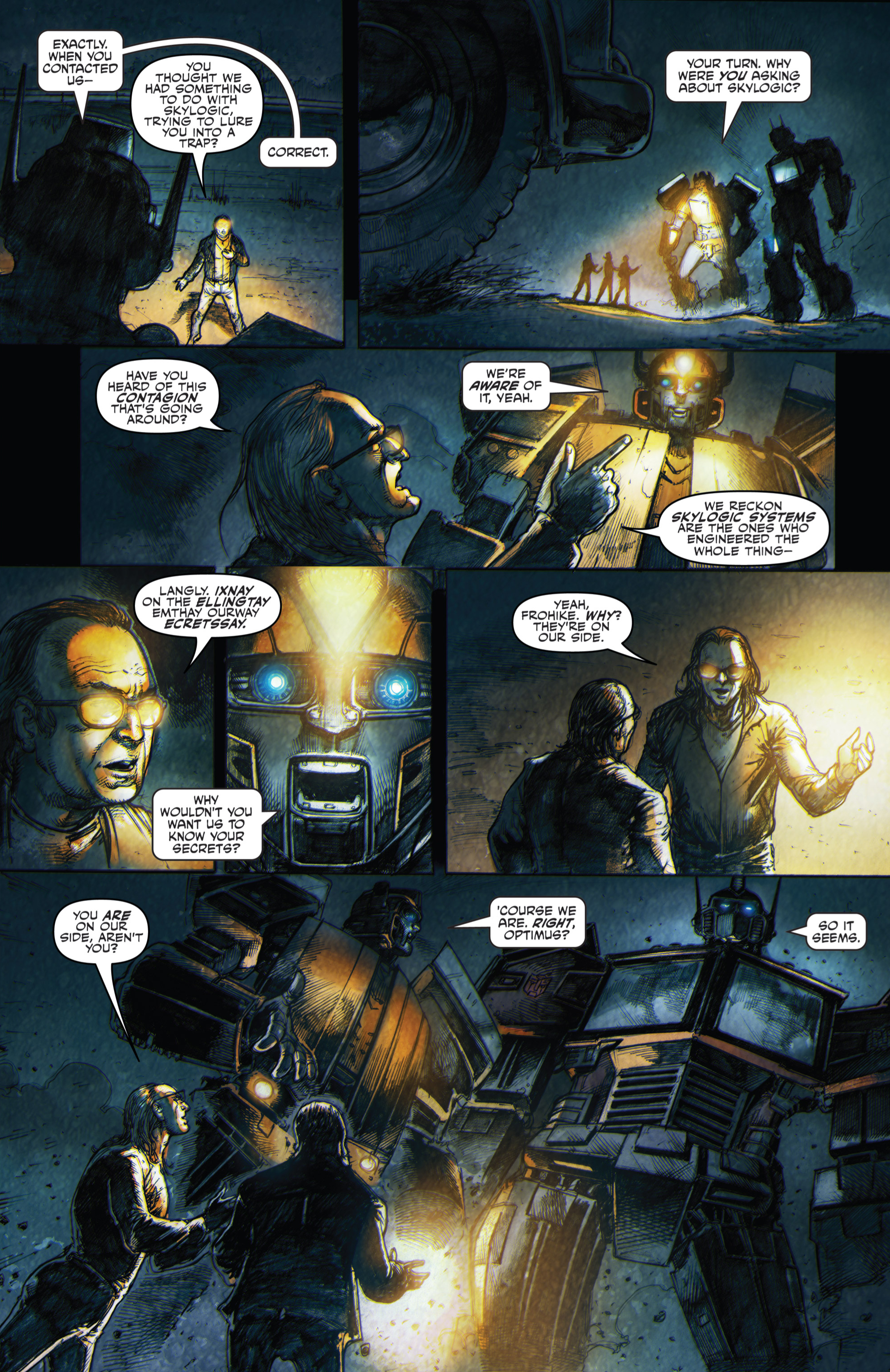Read online The X-Files/Transformers: Conspiracy comic -  Issue # Full - 9