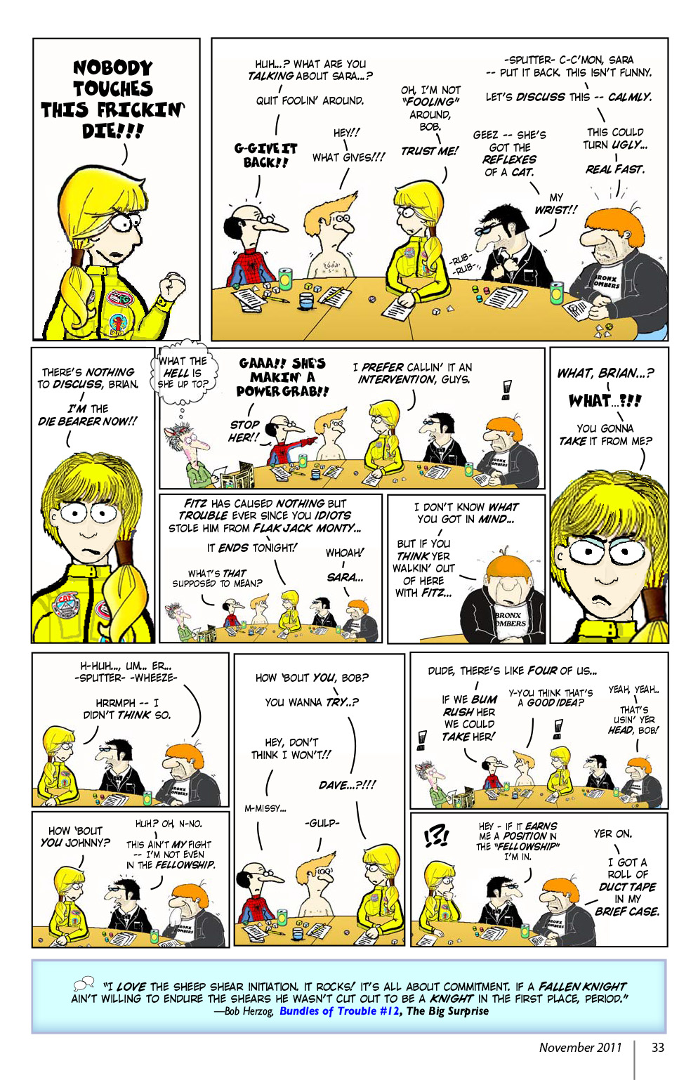 Read online Knights of the Dinner Table comic -  Issue #181 - 35