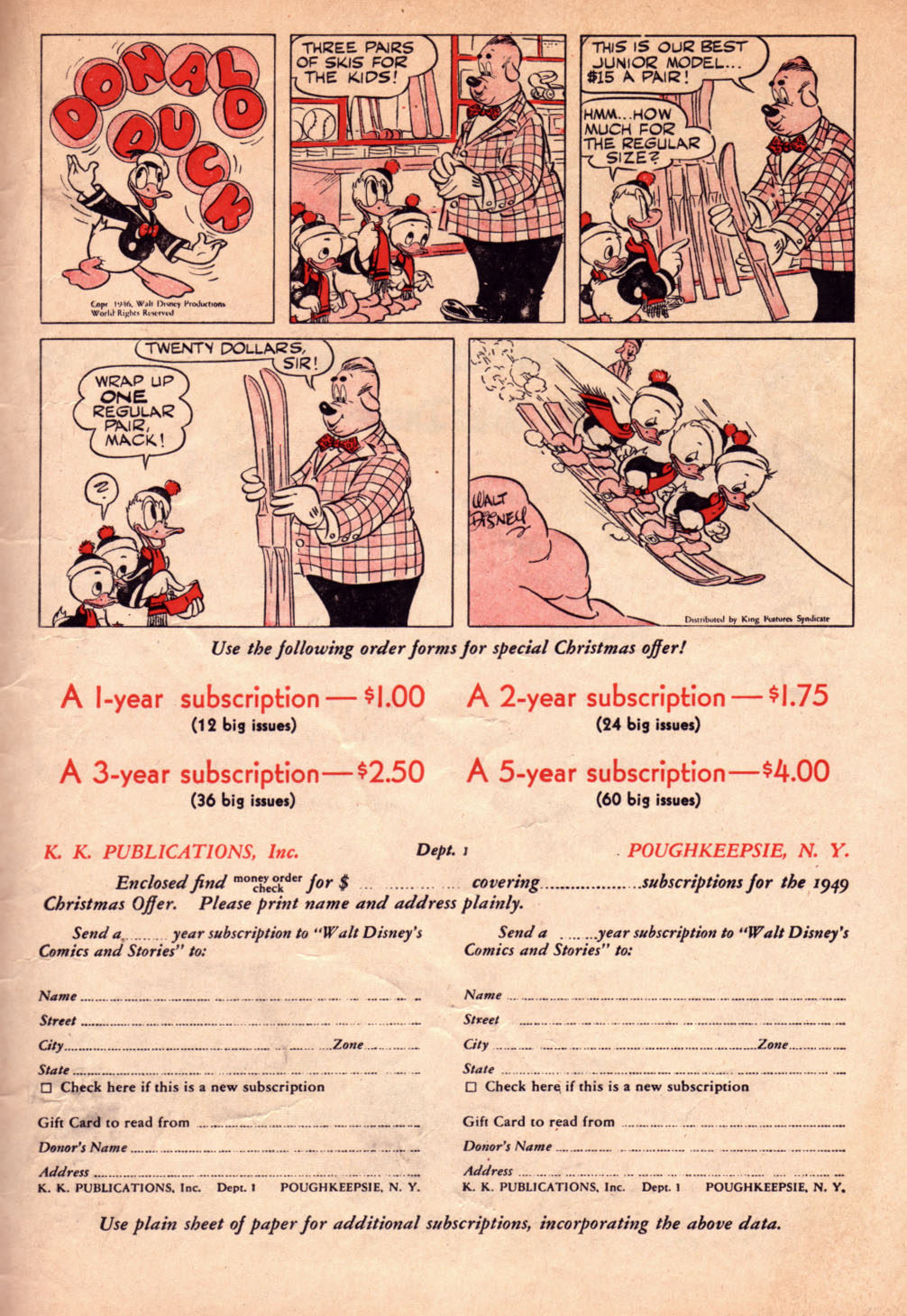 Read online Walt Disney's Comics and Stories comic -  Issue #112 - 51