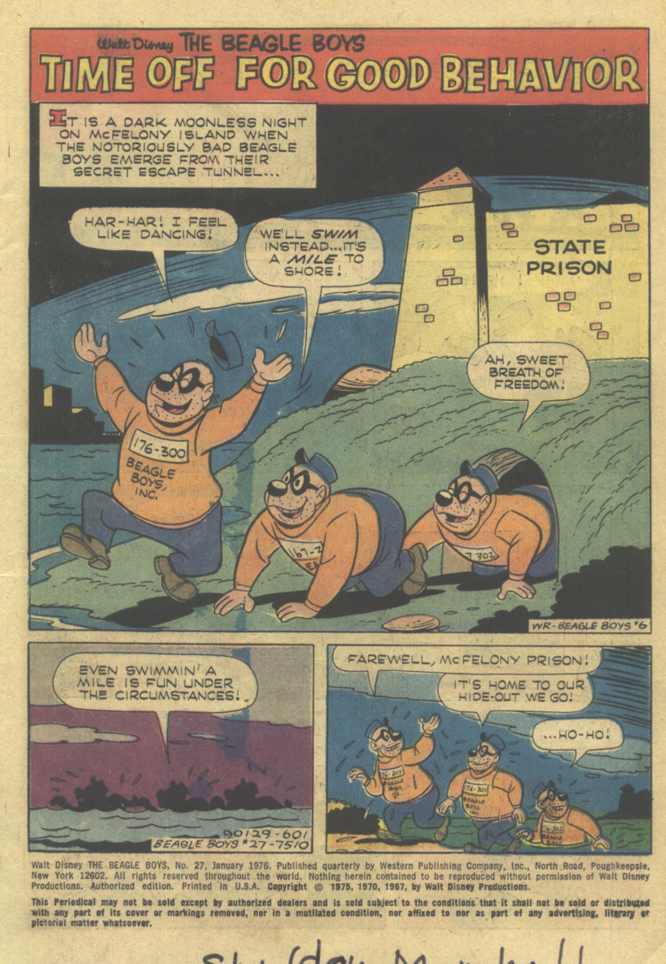 Read online Walt Disney THE BEAGLE BOYS comic -  Issue #27 - 3