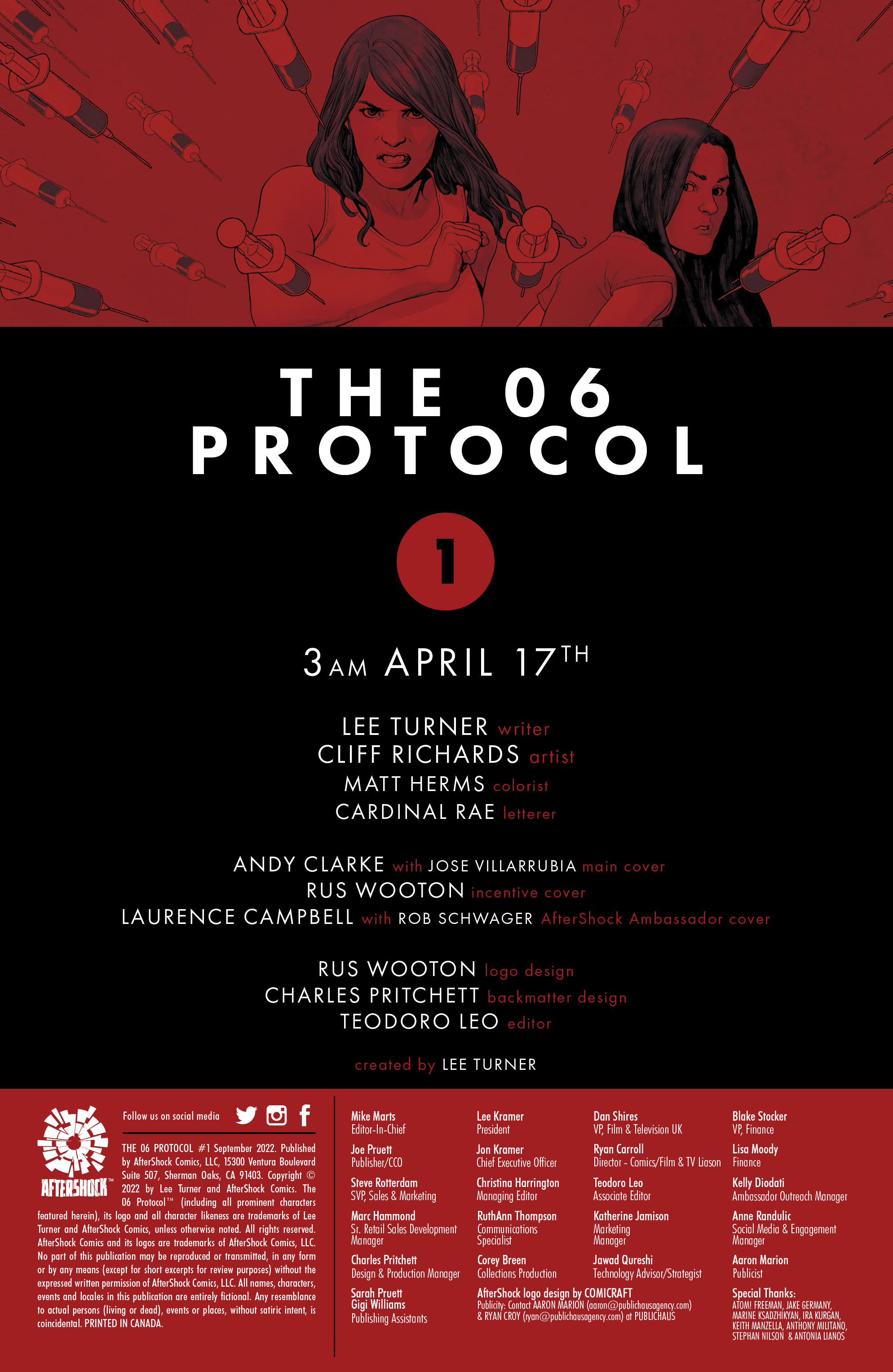 Read online The 06 Protocol comic -  Issue #1 - 2