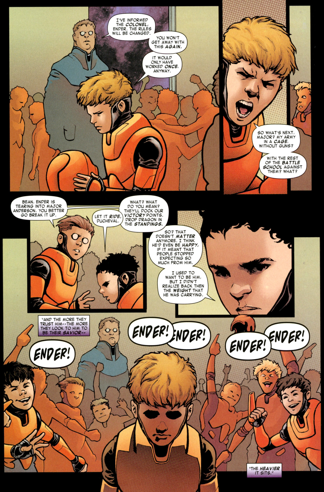 Read online Ender's Shadow: Command School comic -  Issue #3 - 21