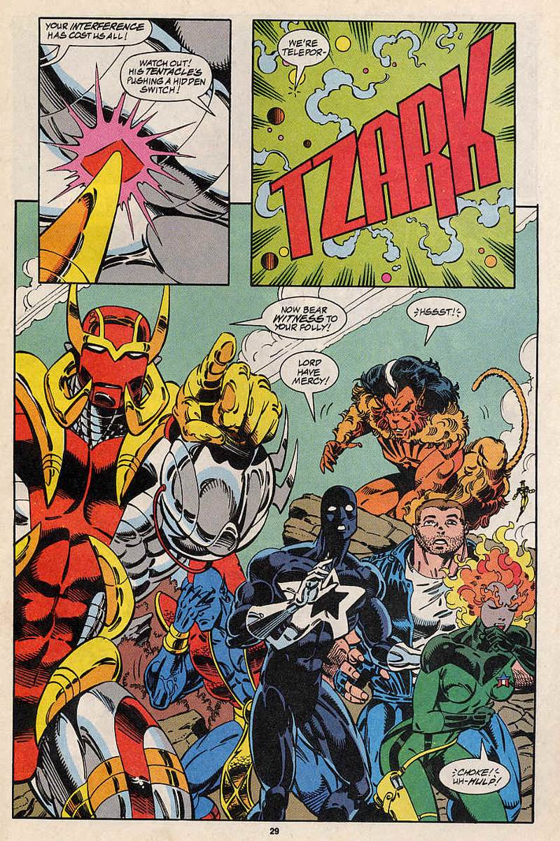 Read online Guardians of the Galaxy (1990) comic -  Issue #56 - 22