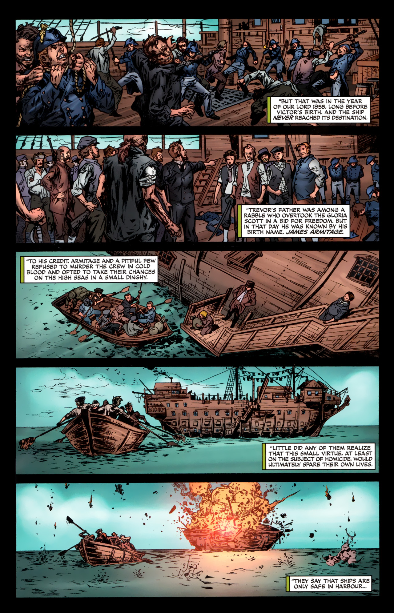 Read online Sherlock Holmes: Year One comic -  Issue #5 - 12