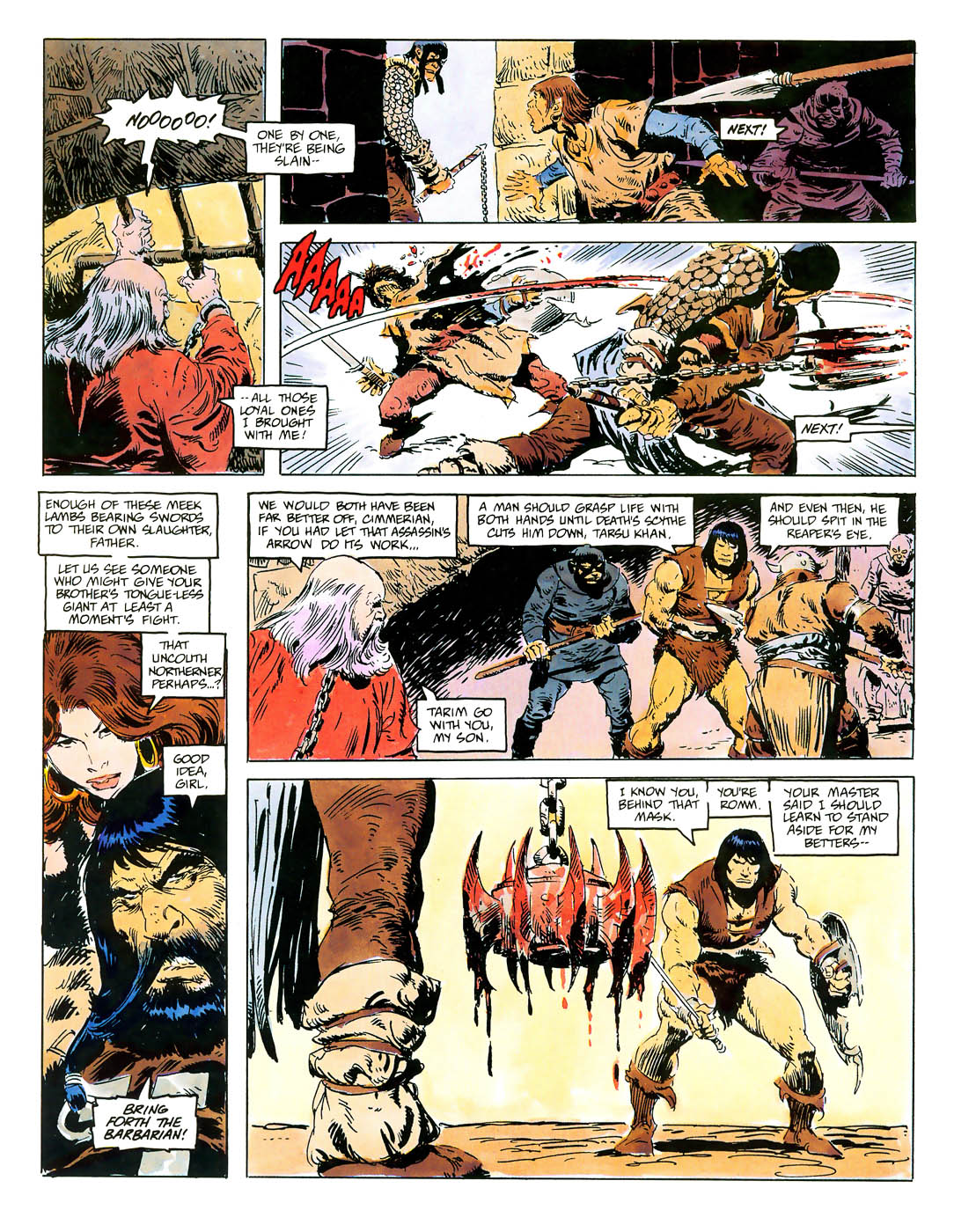 Read online Marvel Graphic Novel comic -  Issue #69 - Conan - The Rogue - 32