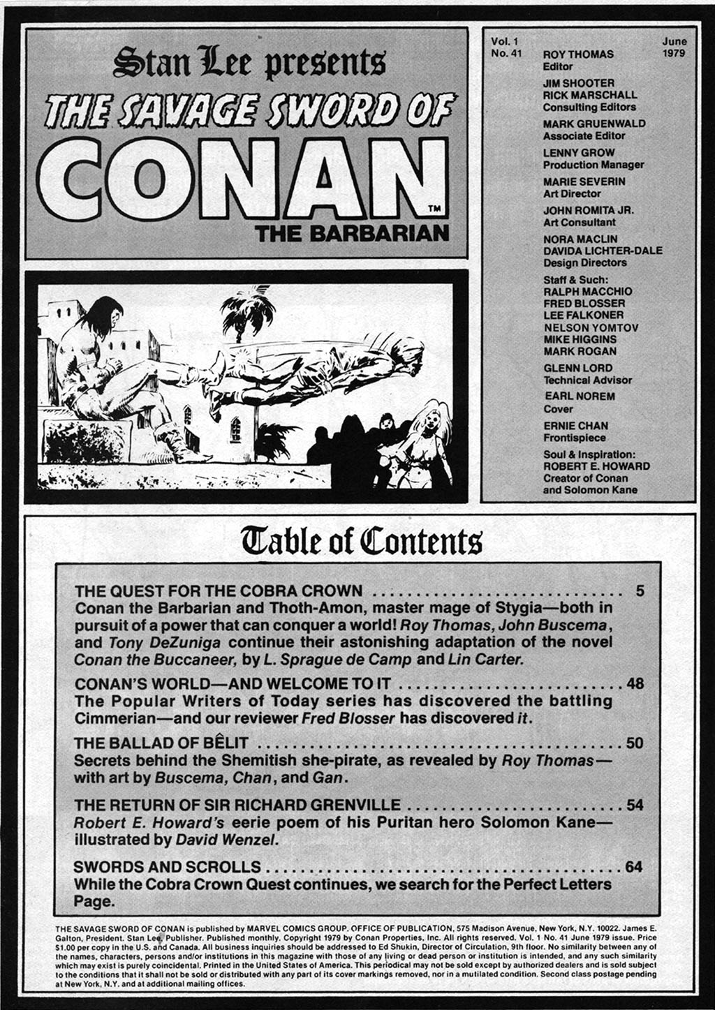 Read online The Savage Sword Of Conan comic -  Issue #41 - 3