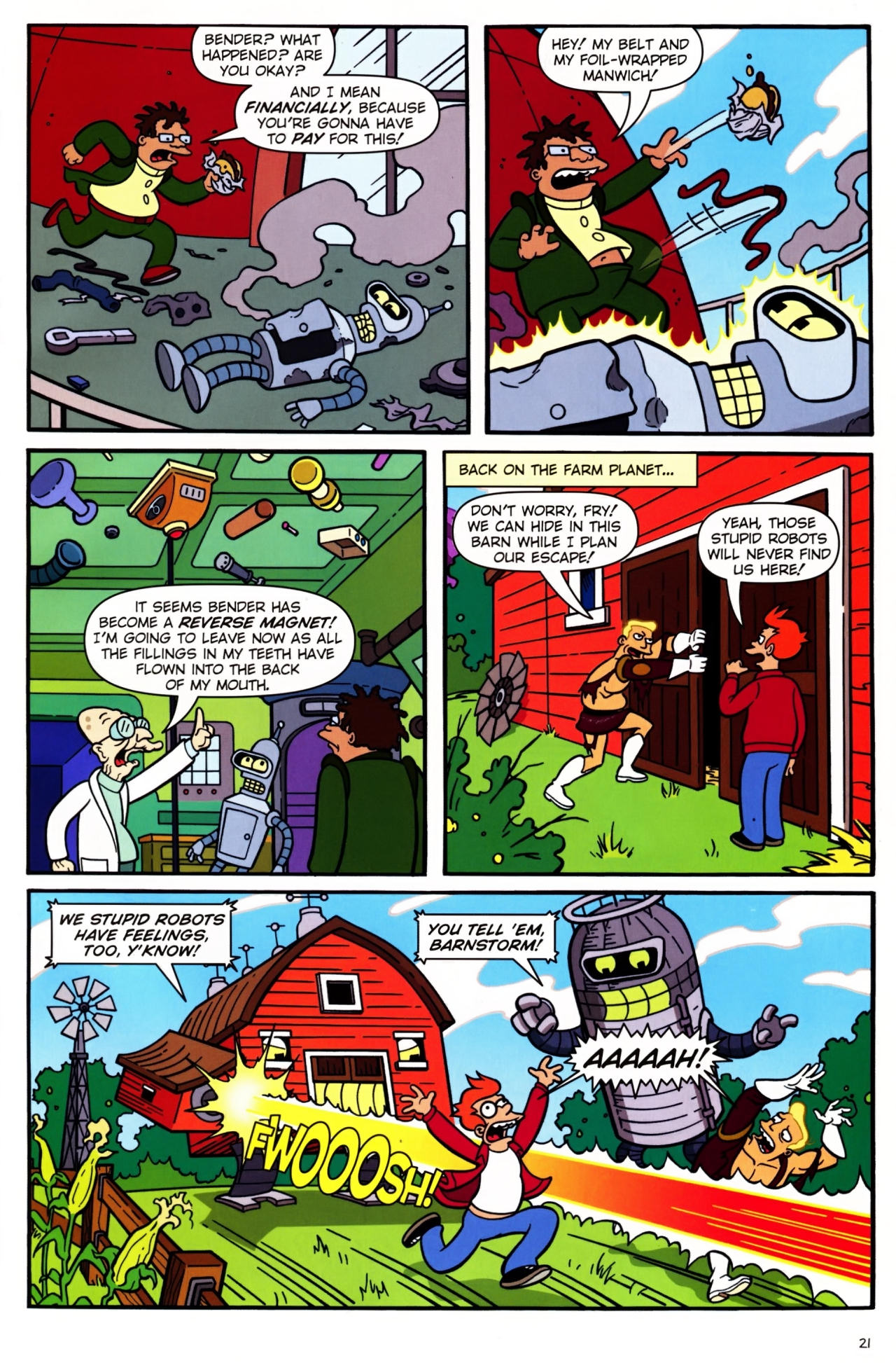Read online Futurama Comics comic -  Issue #37 - 16