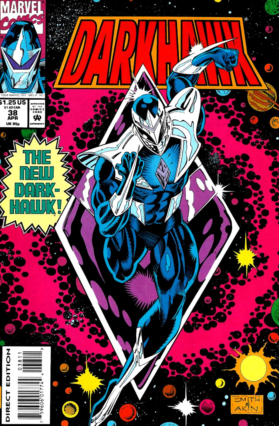 Read online Darkhawk (1991) comic -  Issue #38 - 1