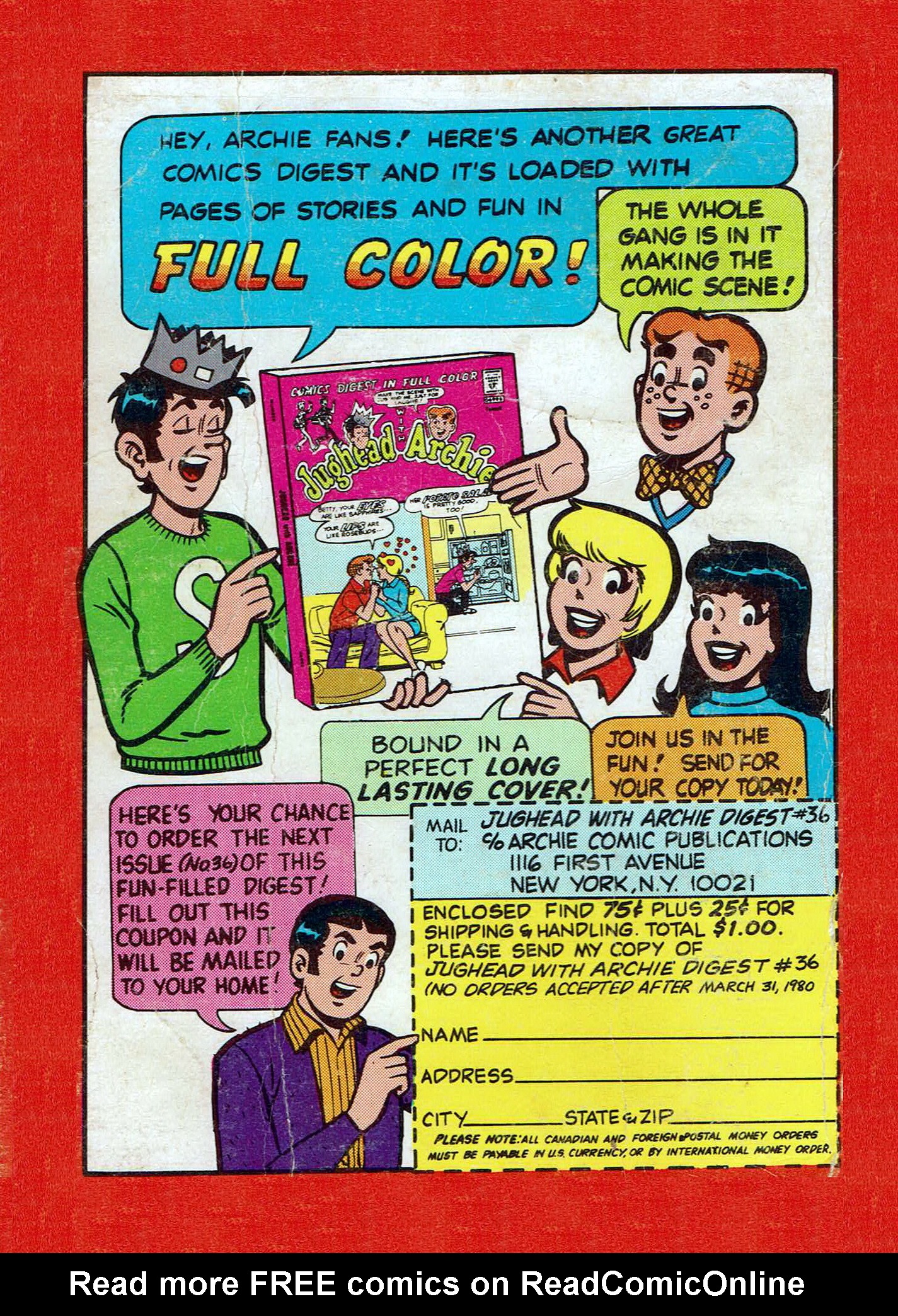 Read online Archie Digest Magazine comic -  Issue #39 - 131