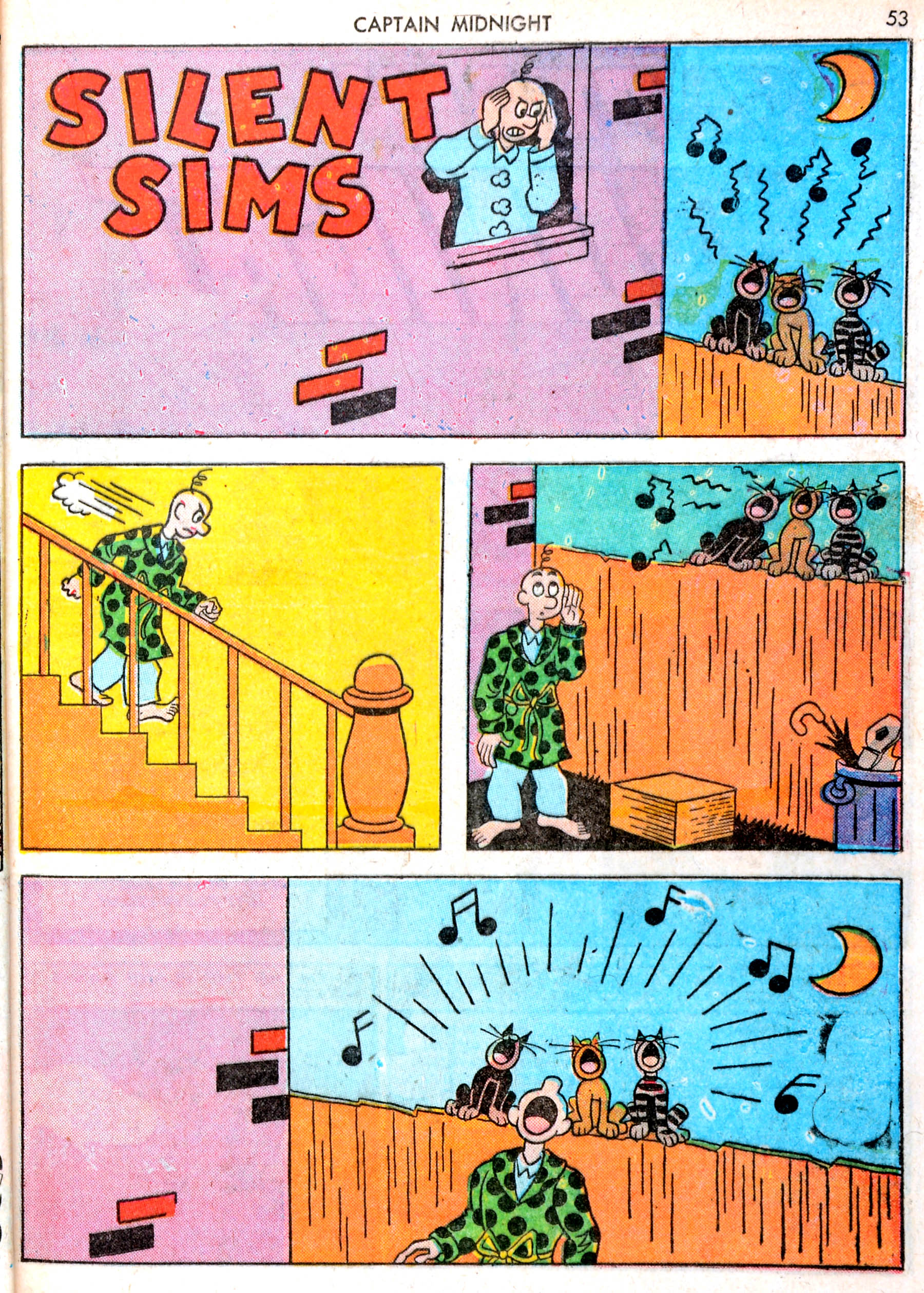 Read online Captain Midnight (1942) comic -  Issue #13 - 52