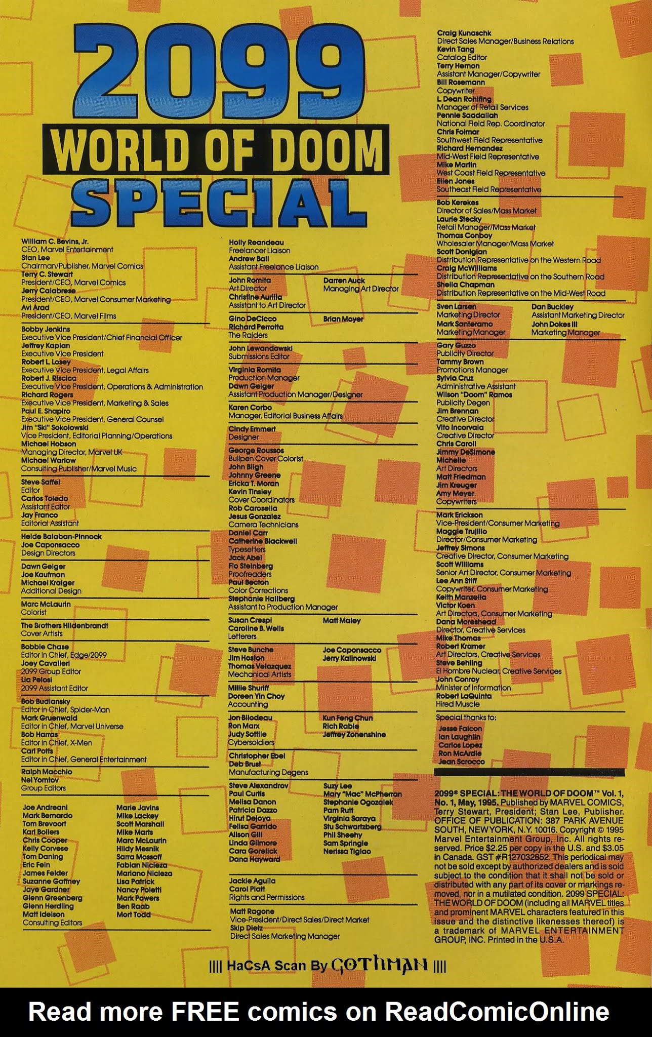 Read online 2099 Special: The World of Doom comic -  Issue # Full - 2