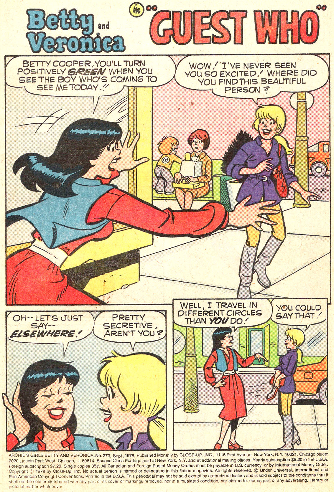 Read online Archie's Girls Betty and Veronica comic -  Issue #273 - 3