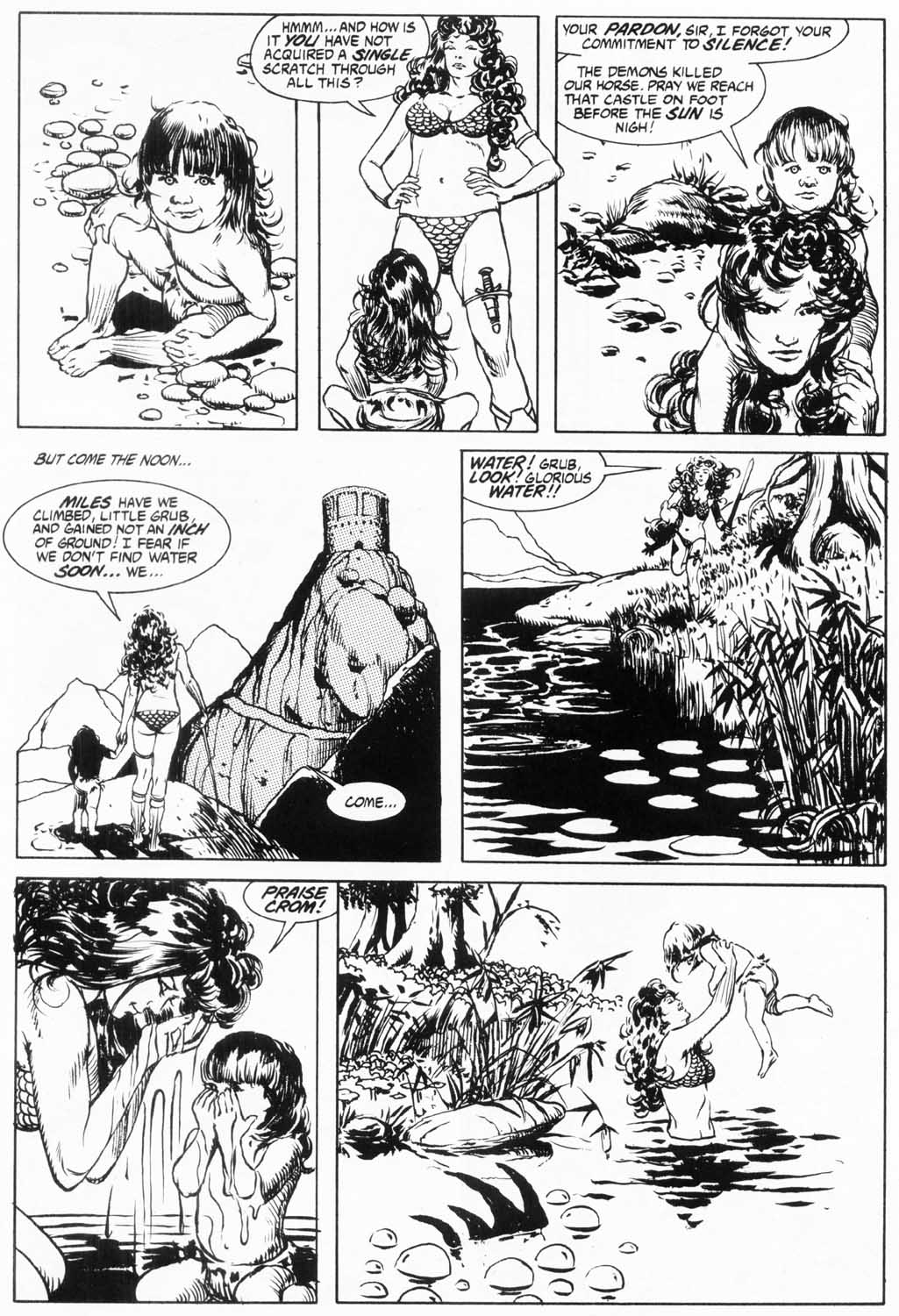 Read online The Savage Sword Of Conan comic -  Issue #157 - 59
