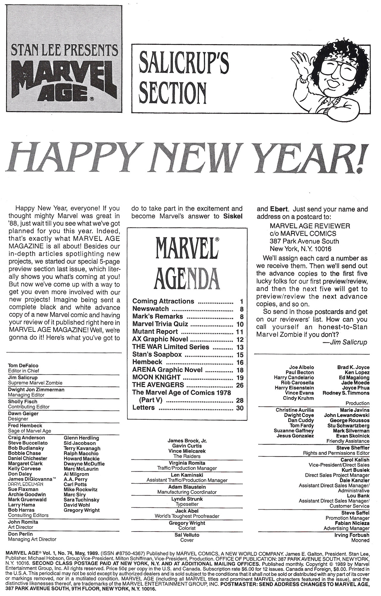 Read online Marvel Age comic -  Issue #74 - 2