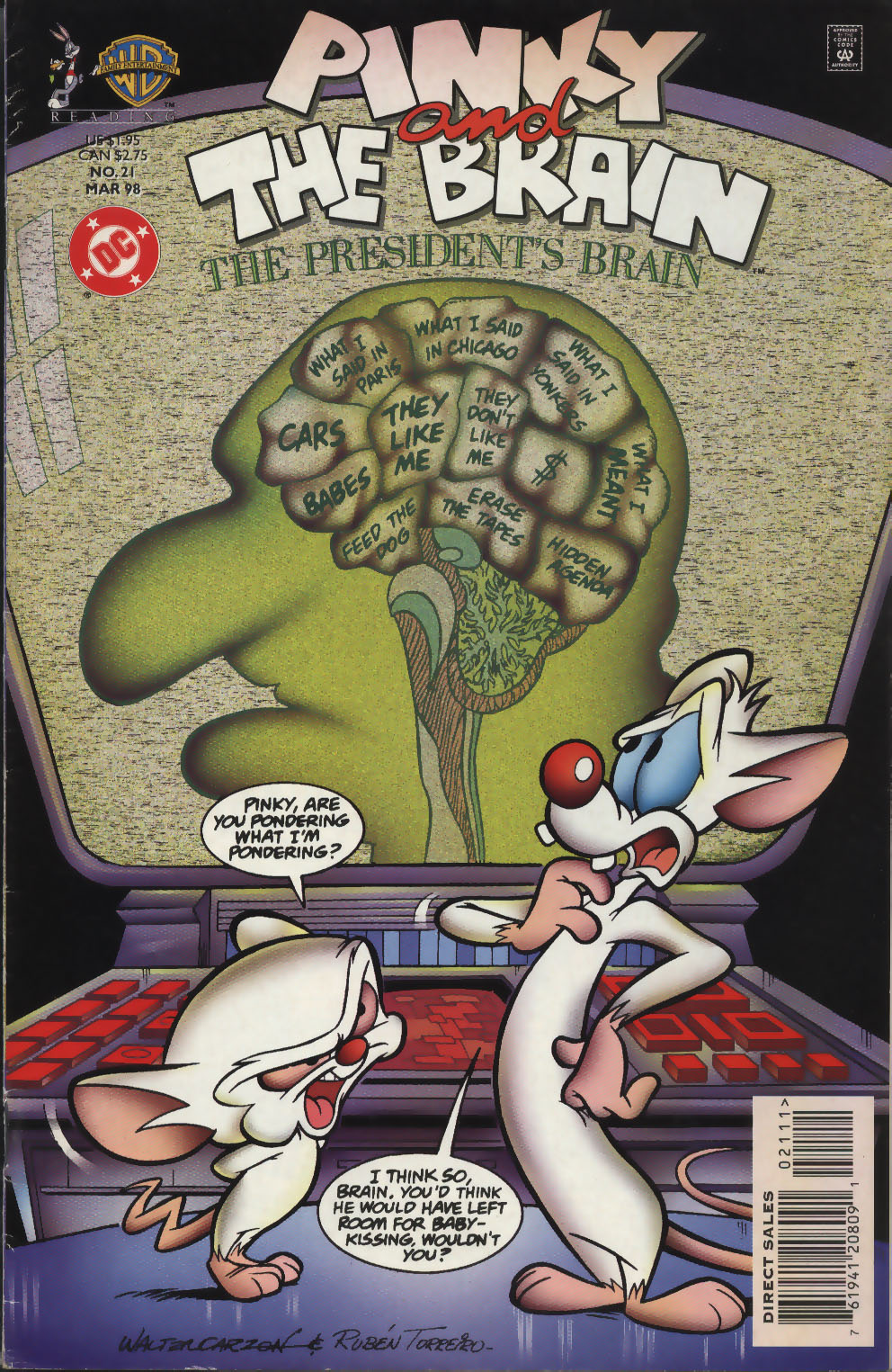 Read online Pinky and The Brain comic -  Issue #21 - 1